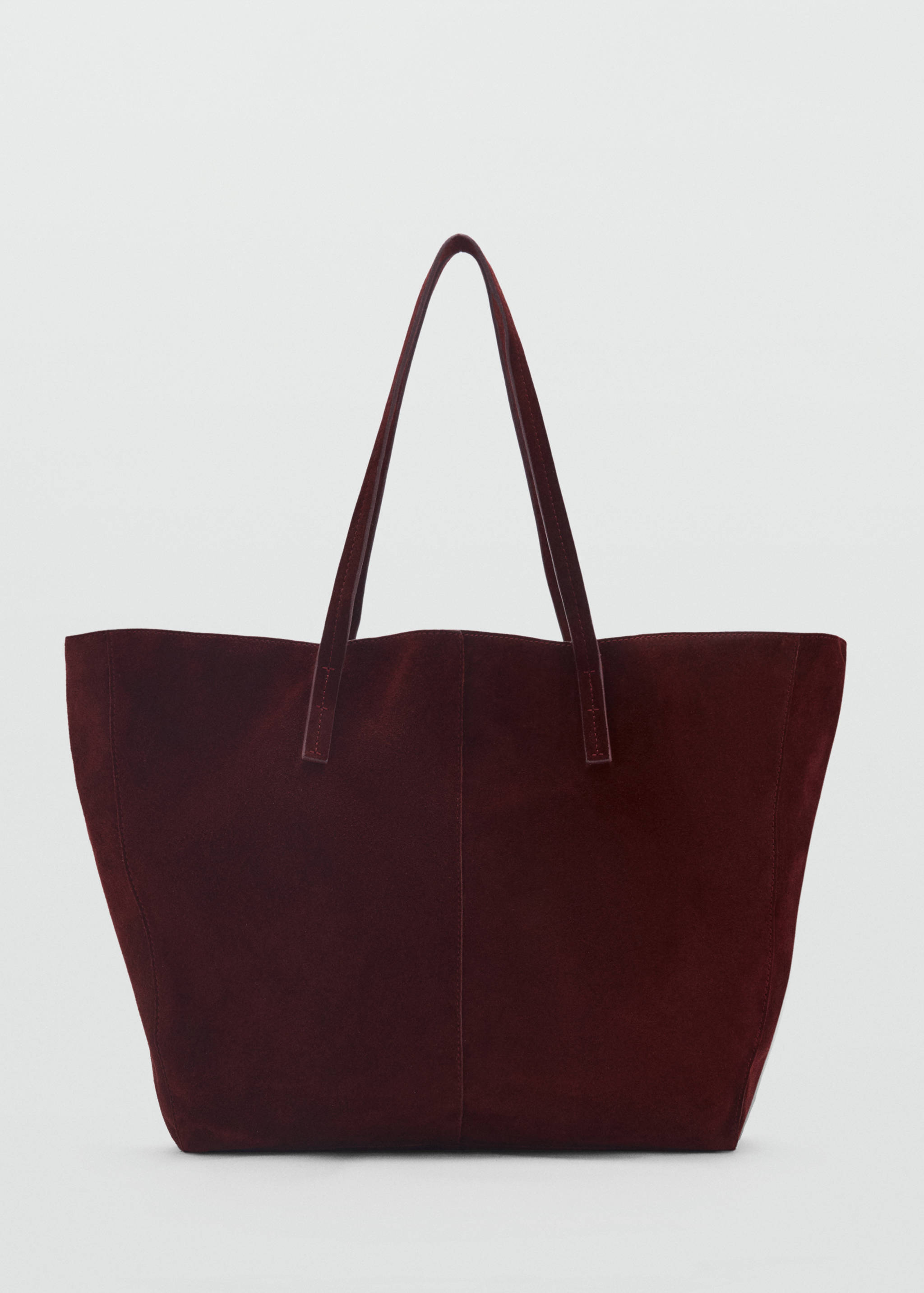 Suede shopper bag - Article without model