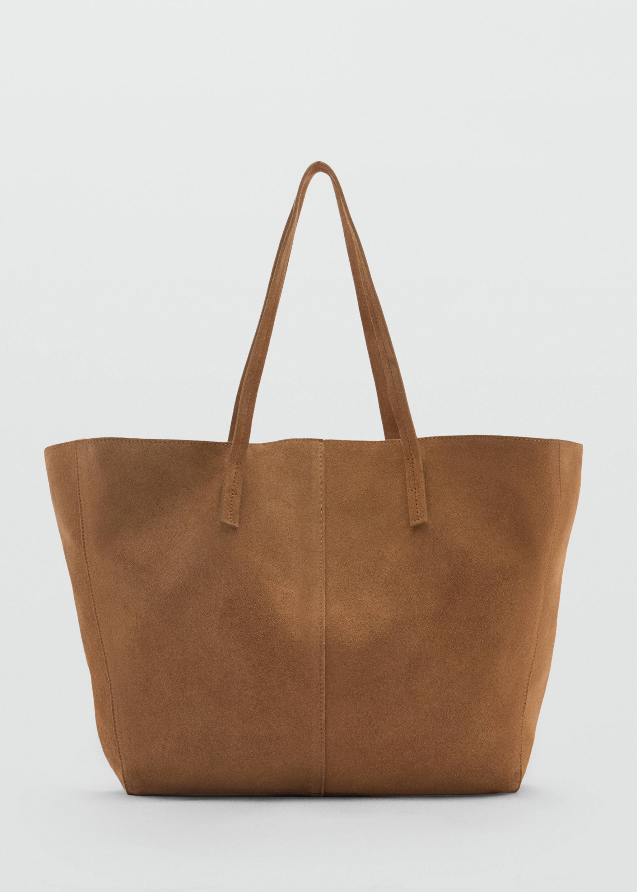 Suede shopper bag - Article without model