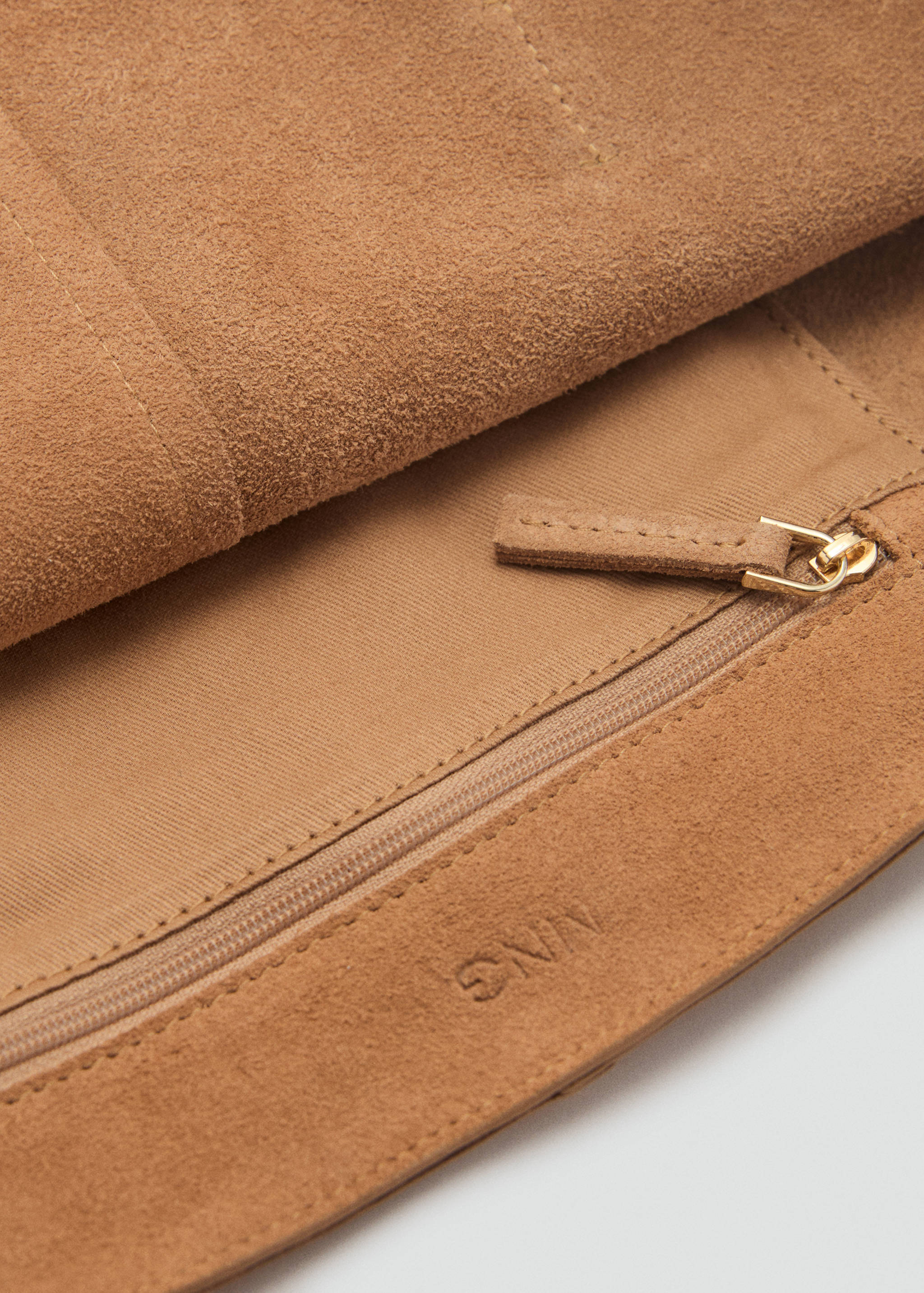 Suede shopper bag - Details of the article 3
