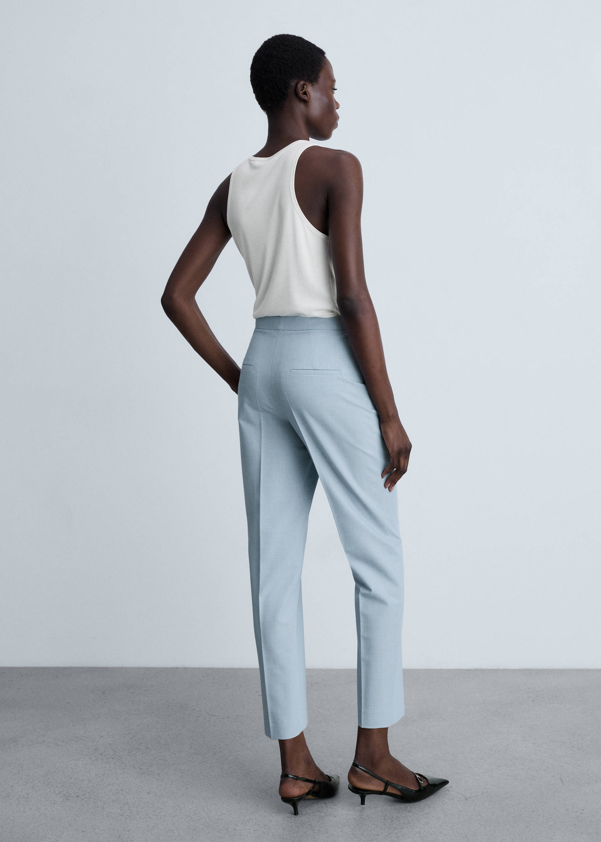 Pantalon droit costume - Verso de l’article