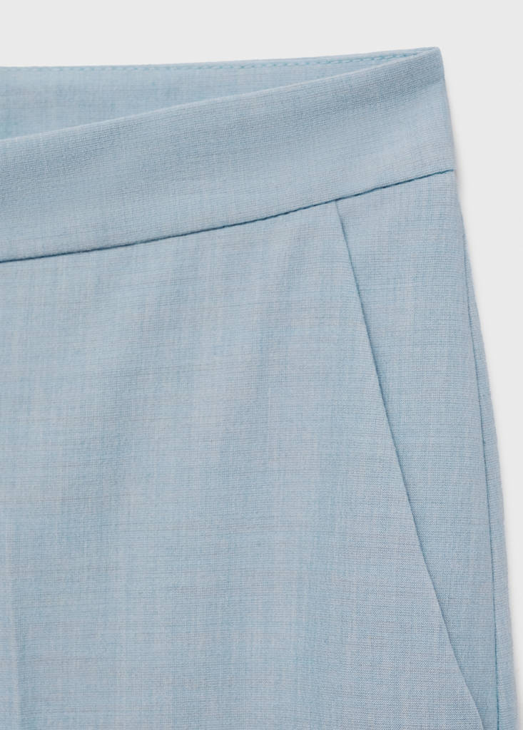 Straight suit trousers — Sky Blue