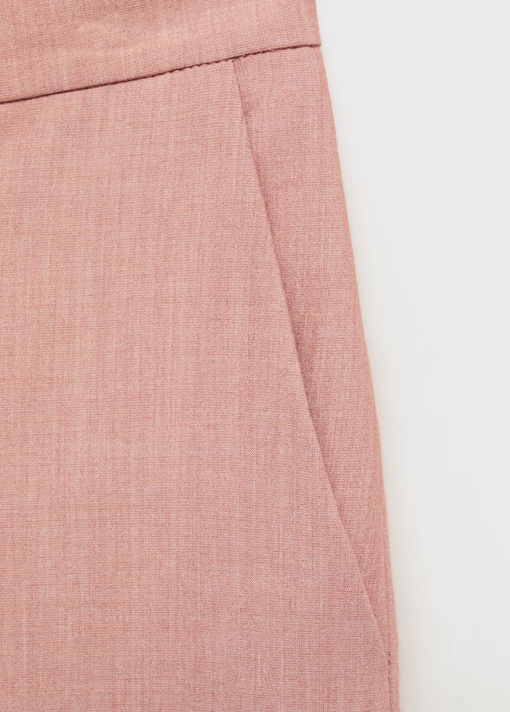 Straight suit trousers — Pastel Pink