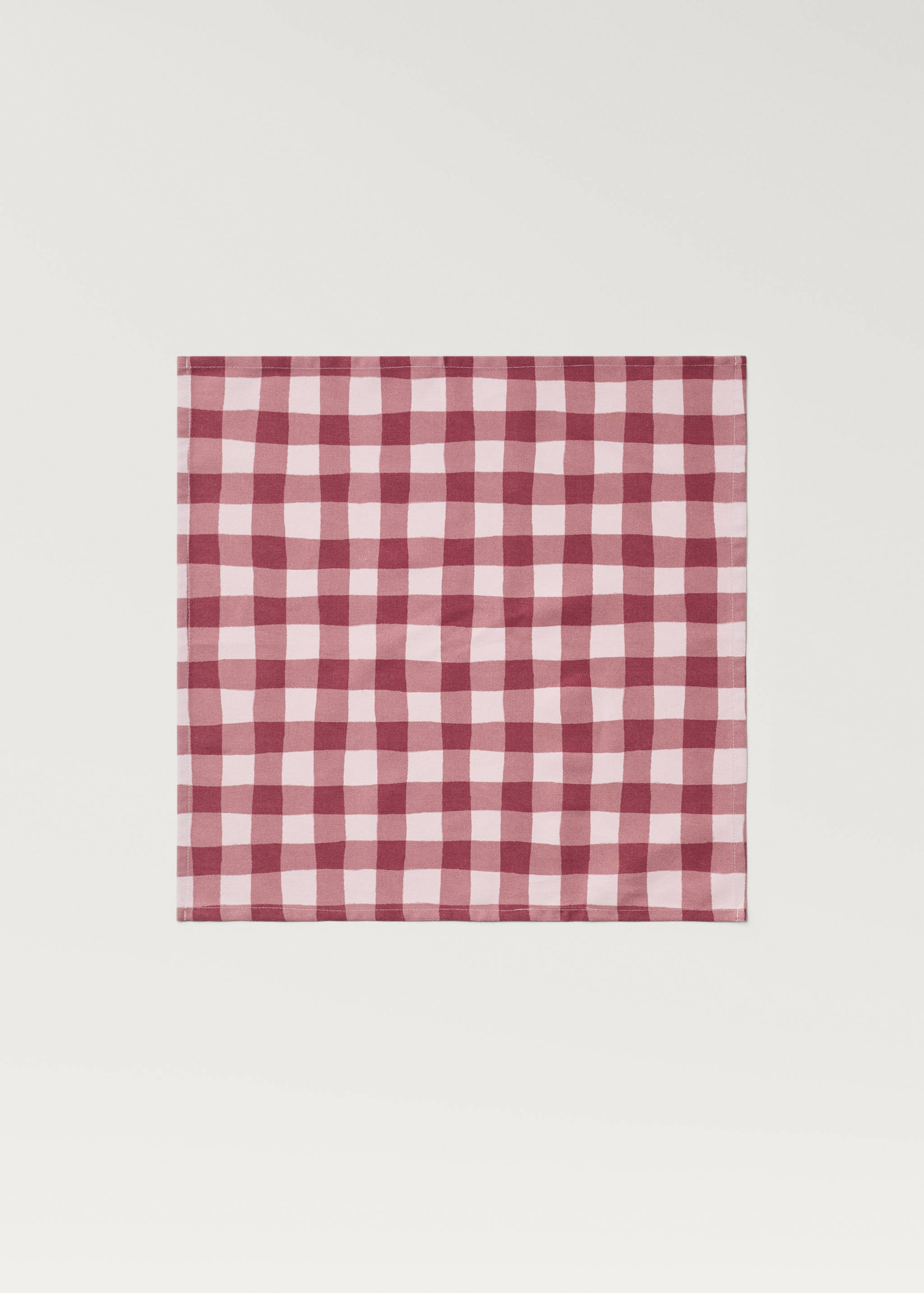 Guardanapos de algodão aos qadrados - Artigo sem modelo