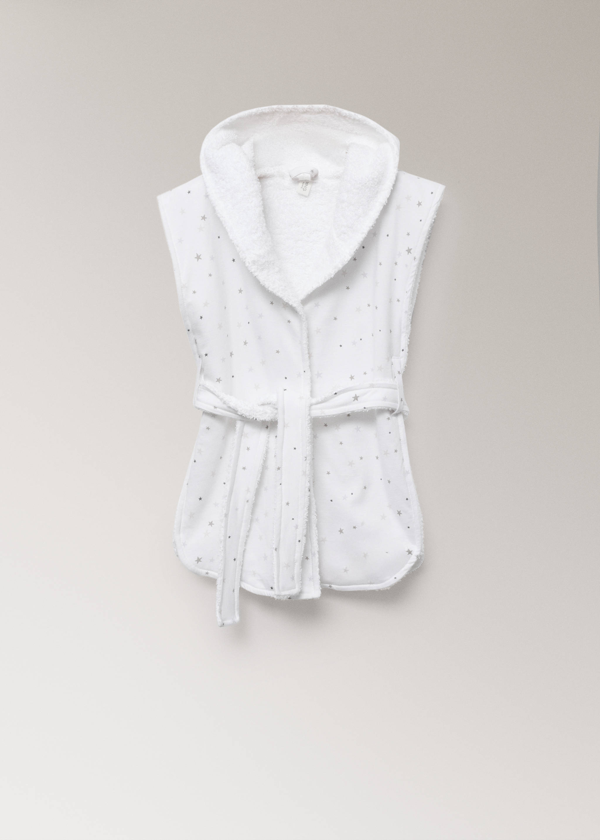 Children’s cotton bathrobe with star print - Article without model