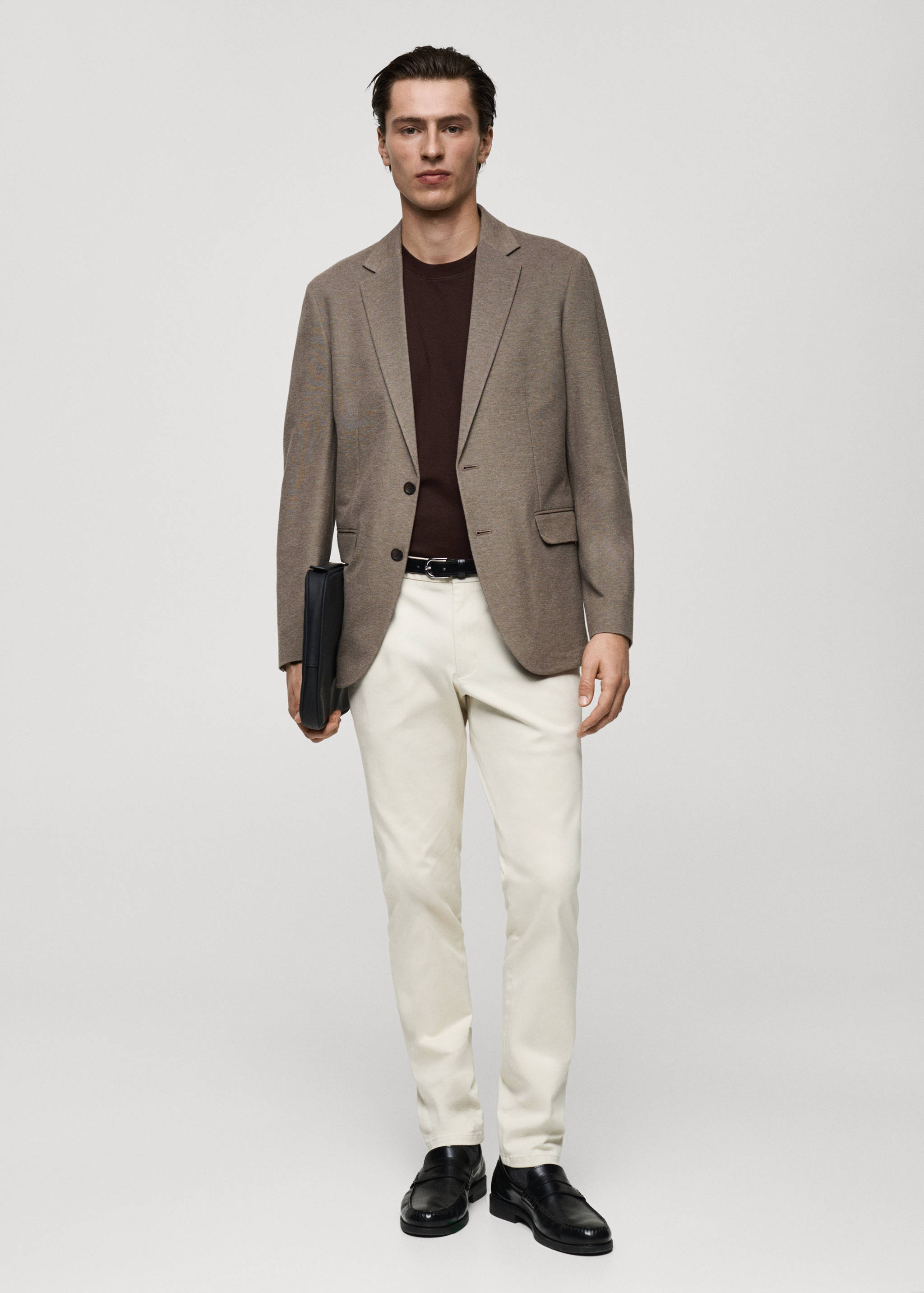 Medium weight regular fit T-shirt - General plane