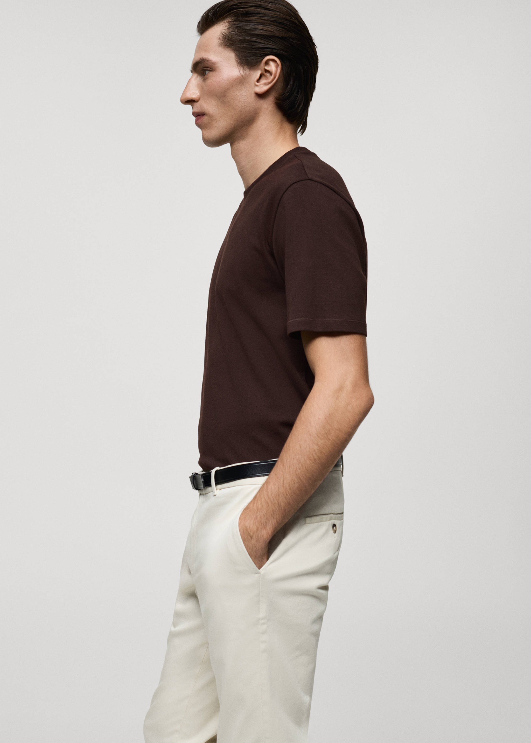 Medium weight regular fit T-shirt - Details of the article 2