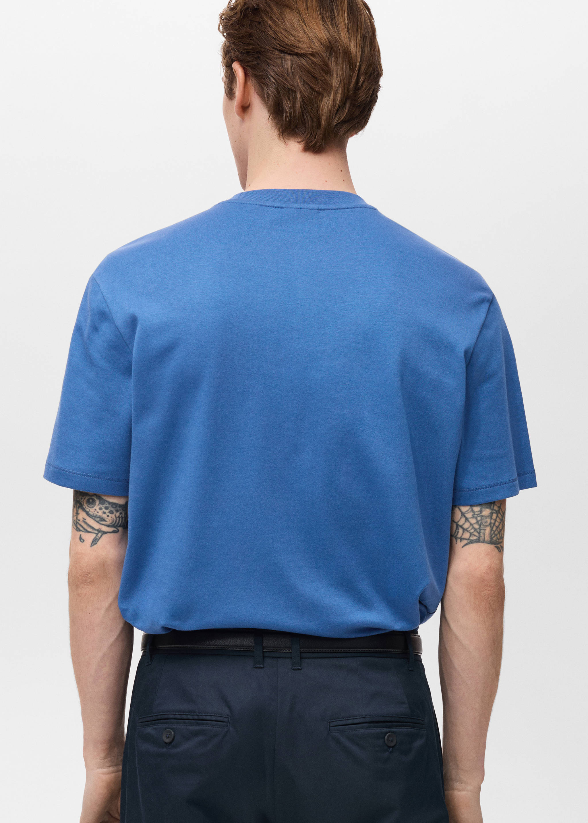 Medium weight regular fit T-shirt - Reverse of the article