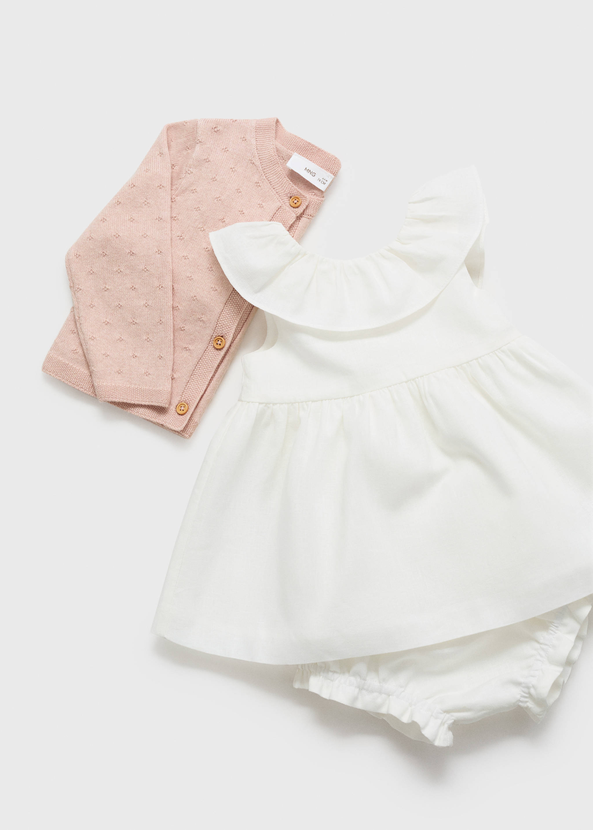 Embroidered knit cardigan - Details of the article 0