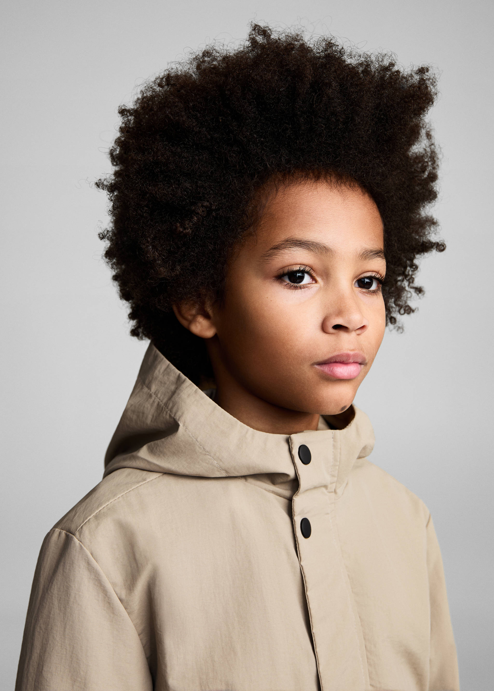 Hooded barn jacket - Details of the article 1