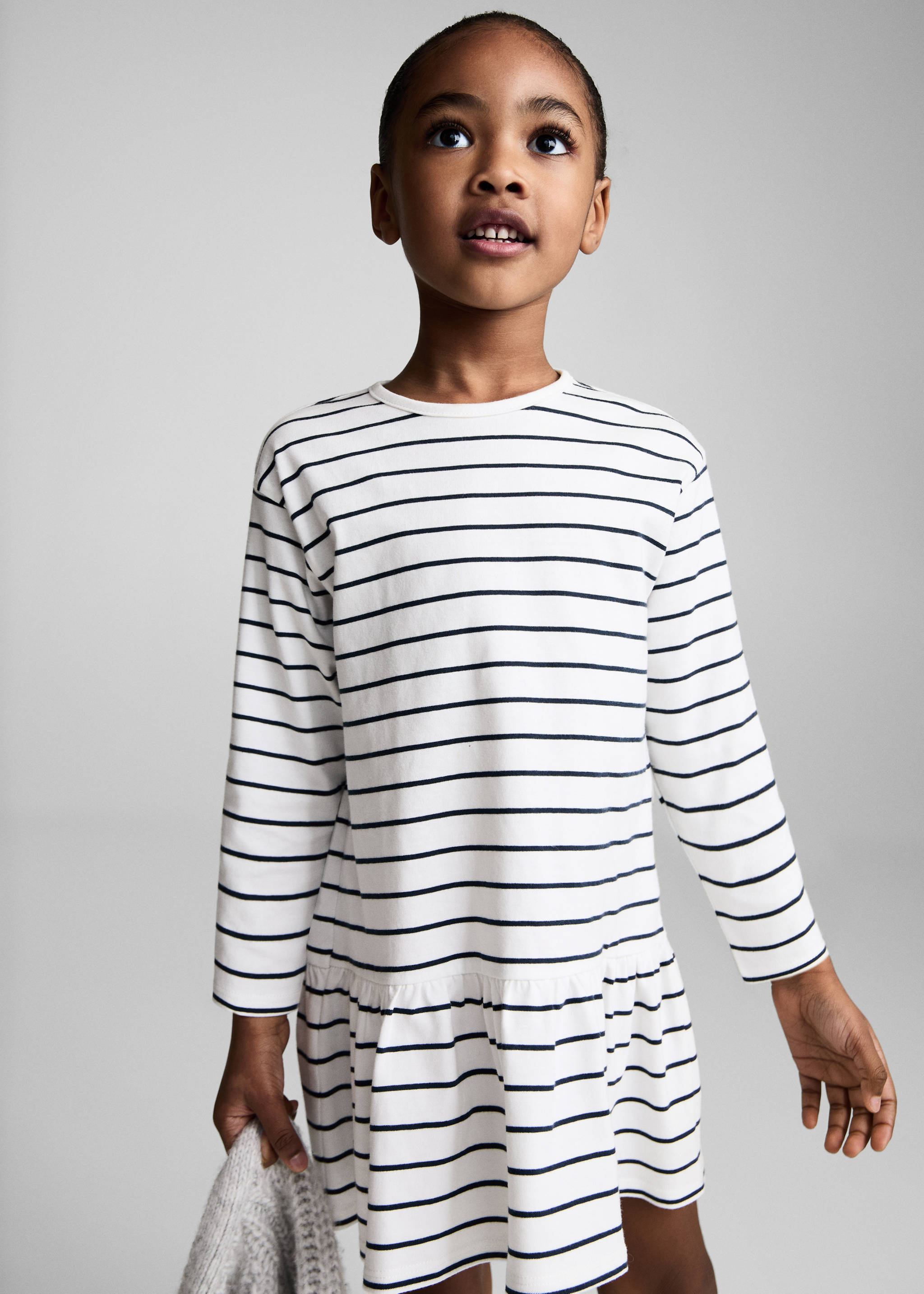 Striped cotton dress - Medium plane