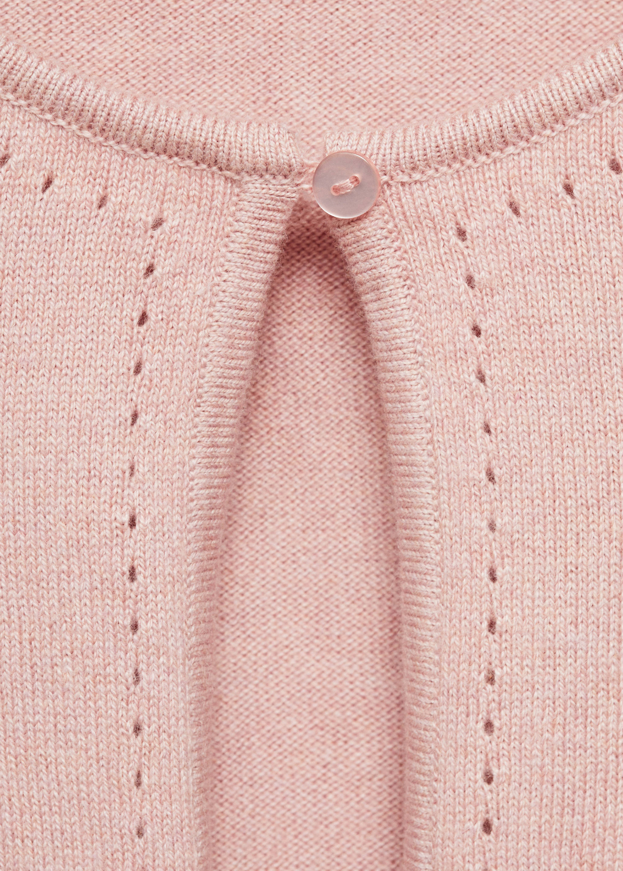Fine-knit cotton cardigan - Details of the article 8