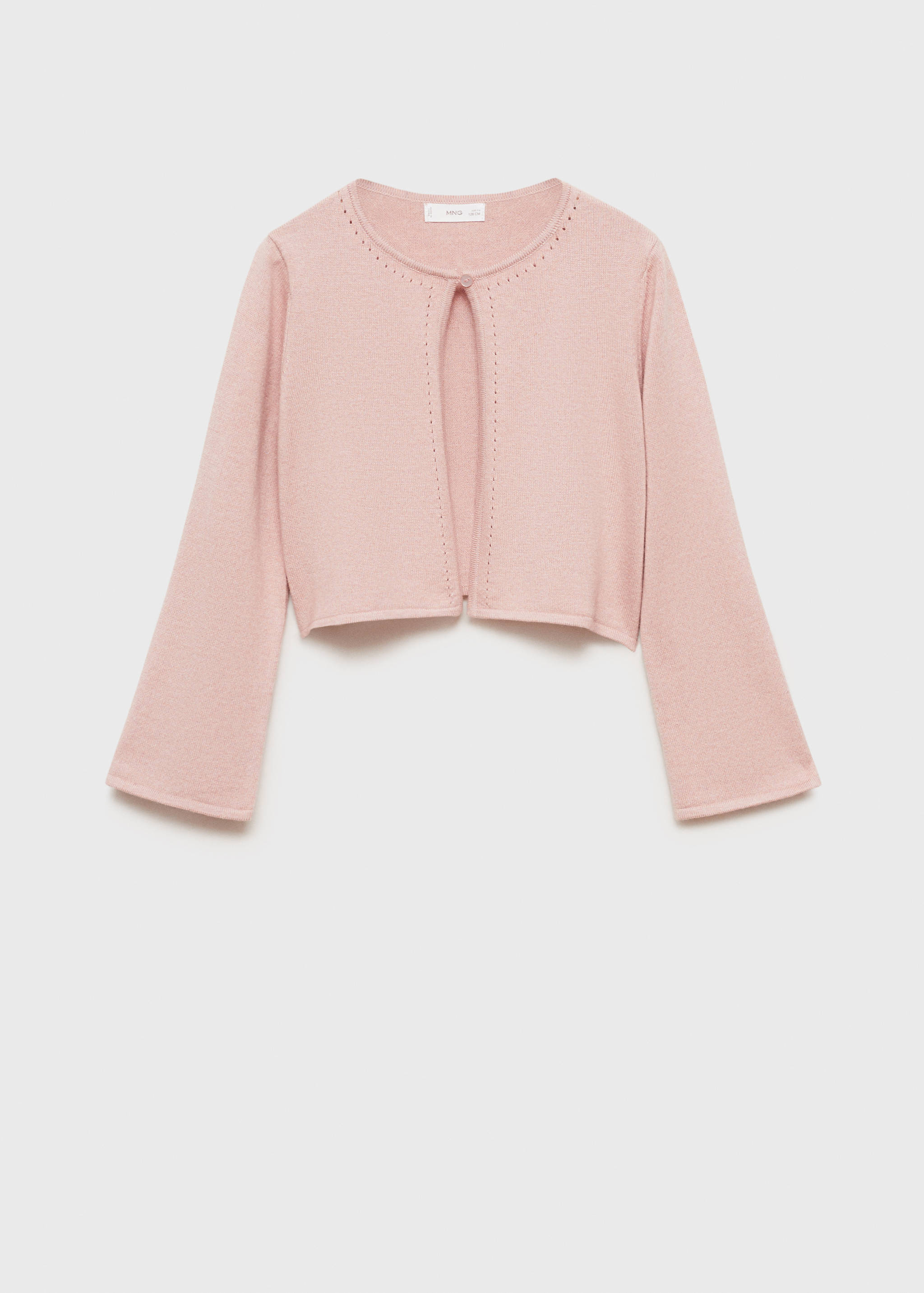 Fine-knit cotton cardigan - Article without model