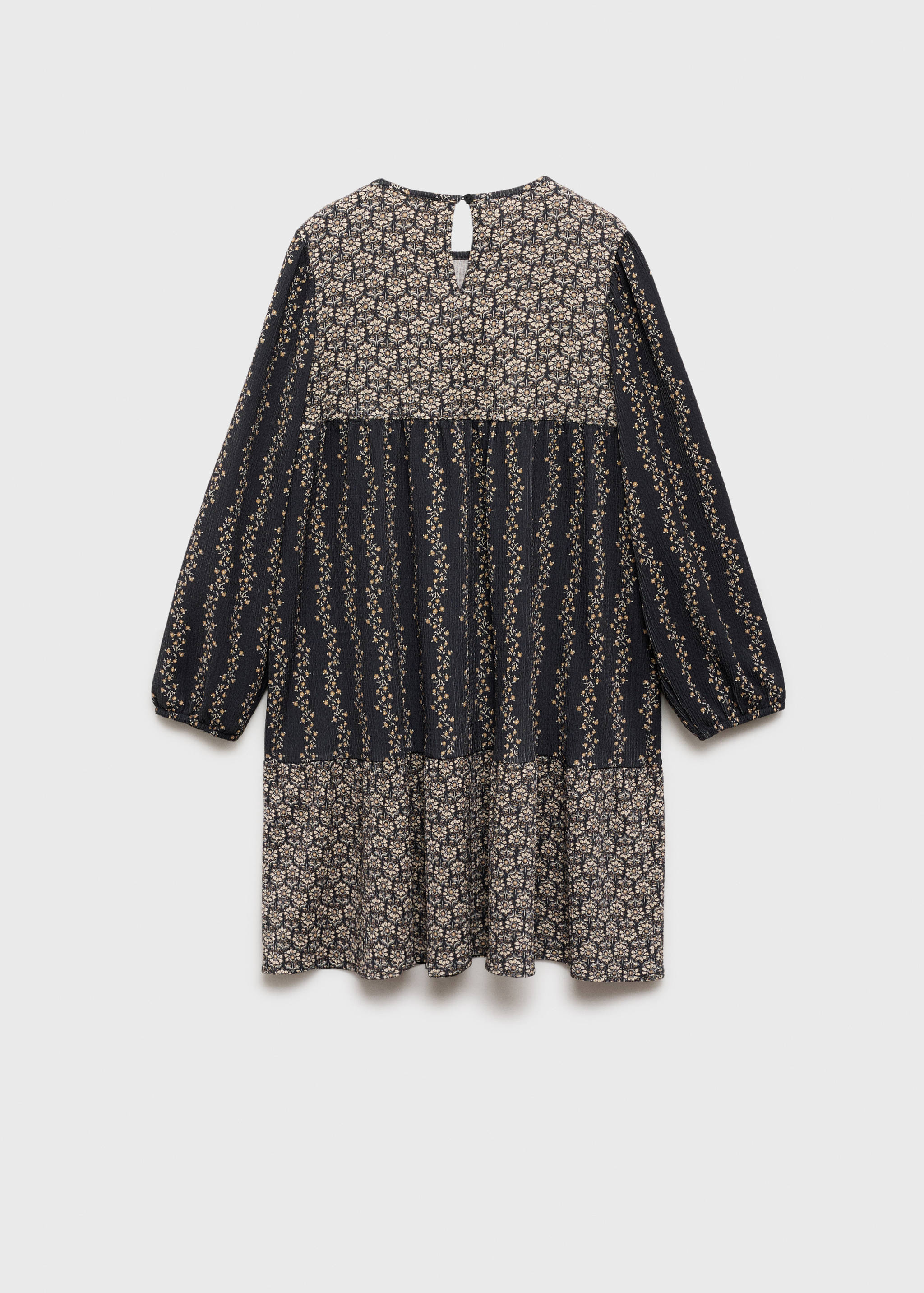 Flower print dress - Reverse of the article