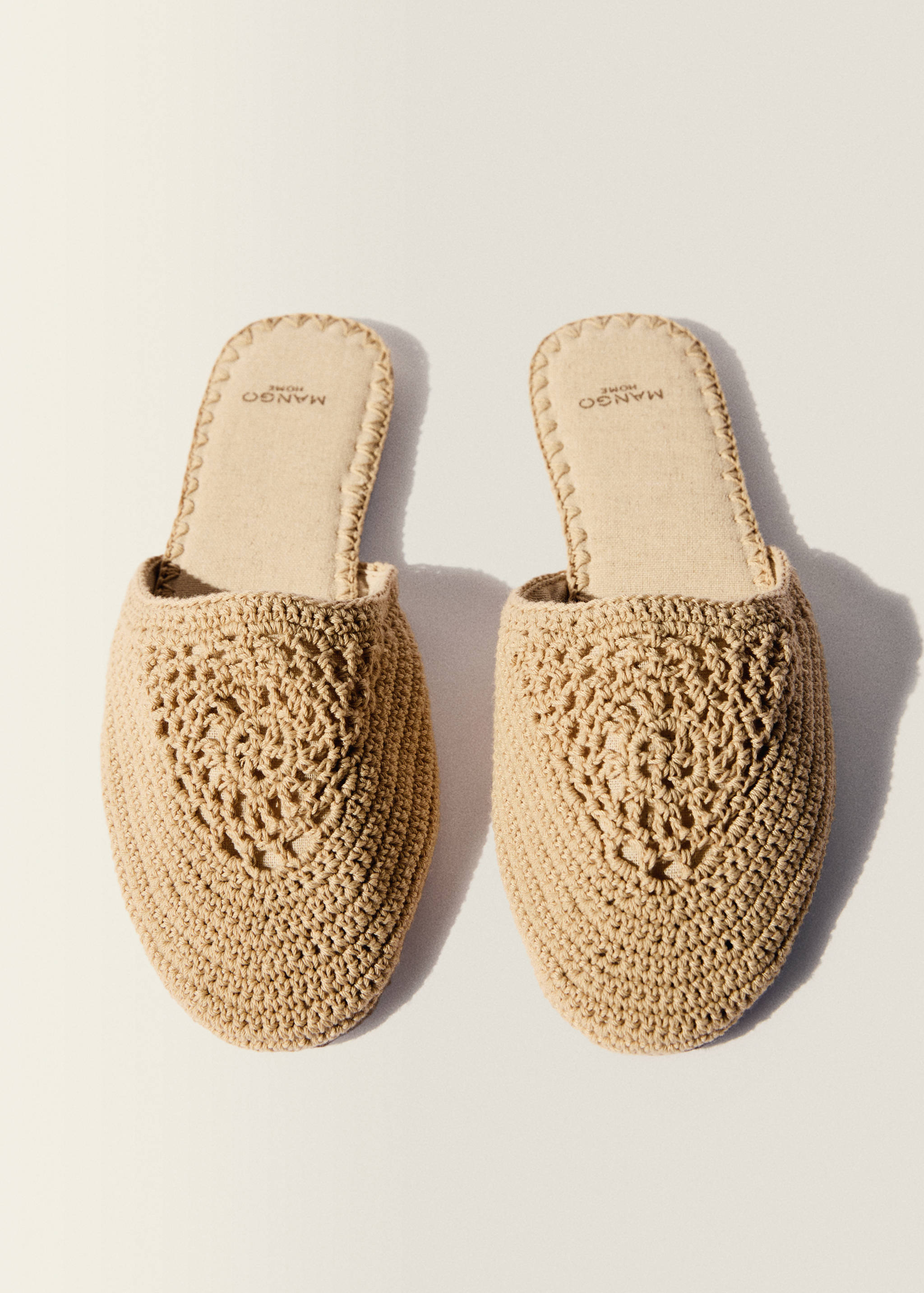 Cotton braided slippers - Details of the article 6
