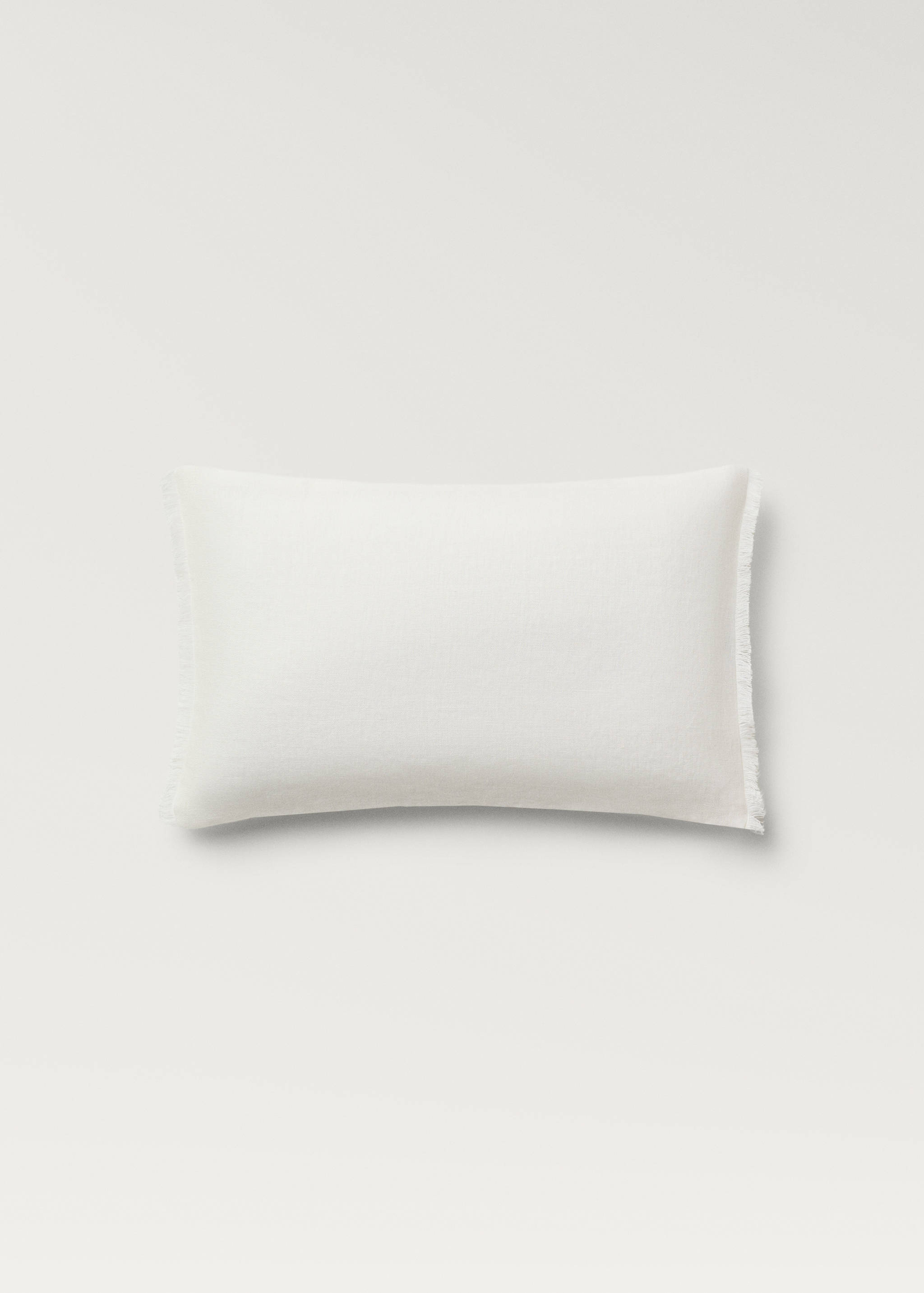 Linen fringed cushion cover 30x50 cm - Article without model