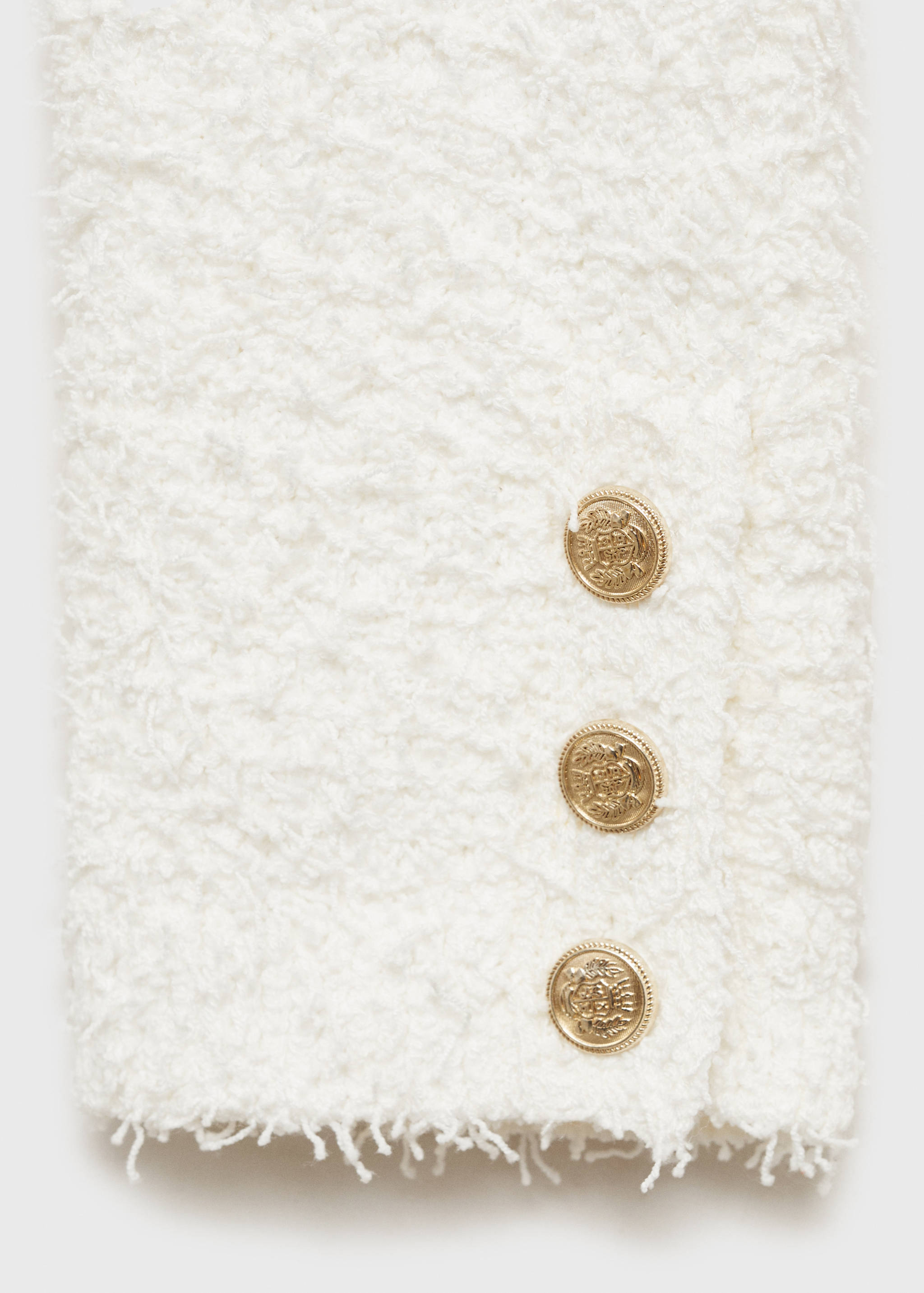 Tweed jacket with jewel buttons - Details of the article 0