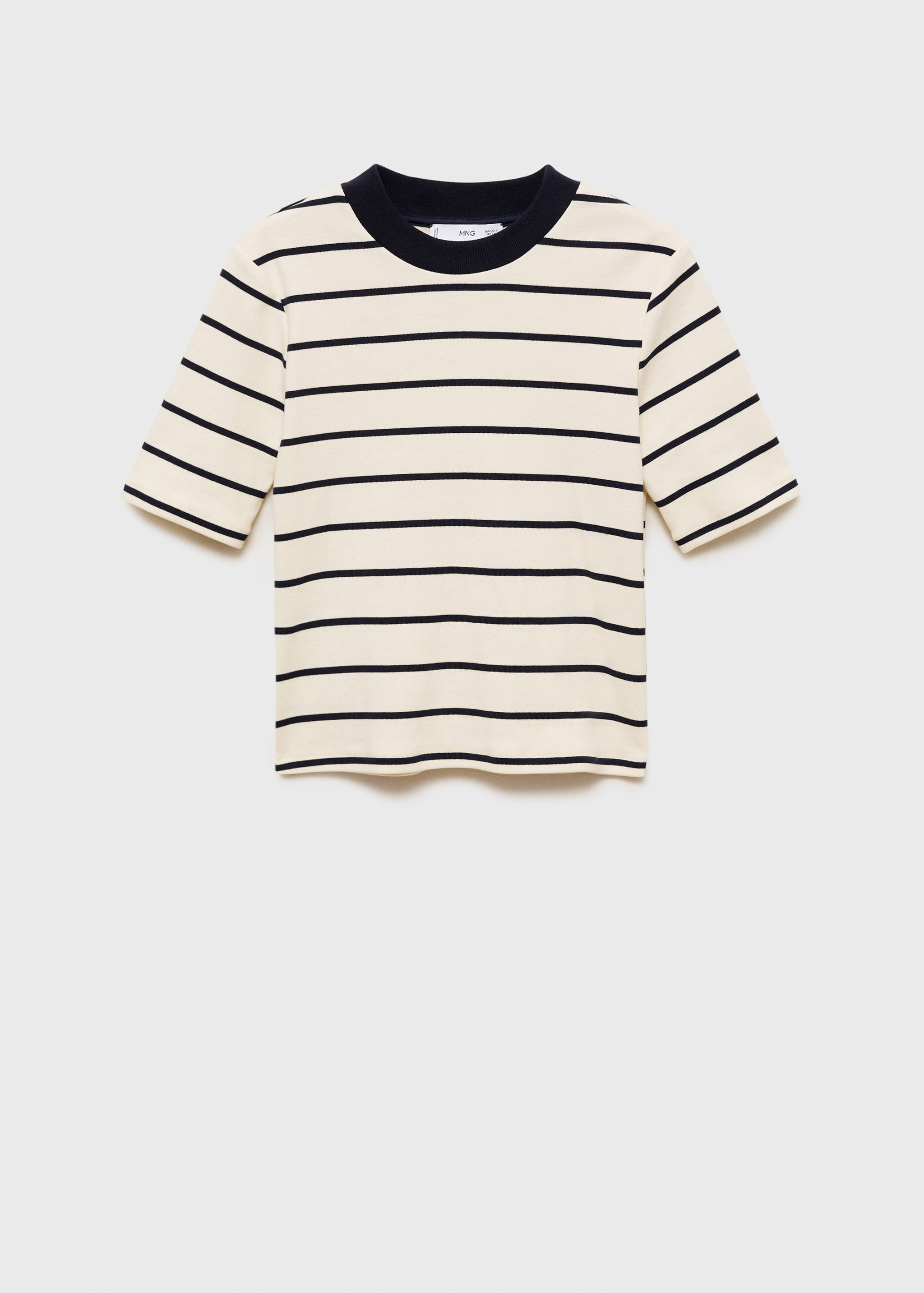 T-shirt coton à rayures - Article sans modèle