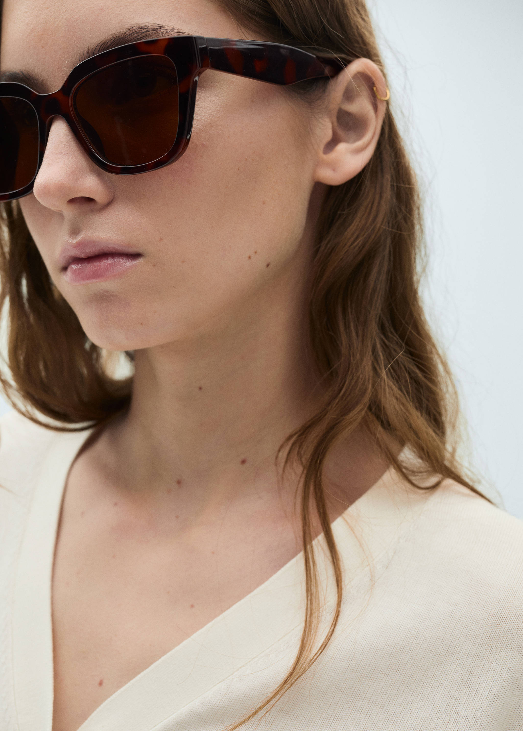 Kardigan z prążkowanej dzianiny z domieszką jedwabiu morwowego - Szczegóły artykułu 1