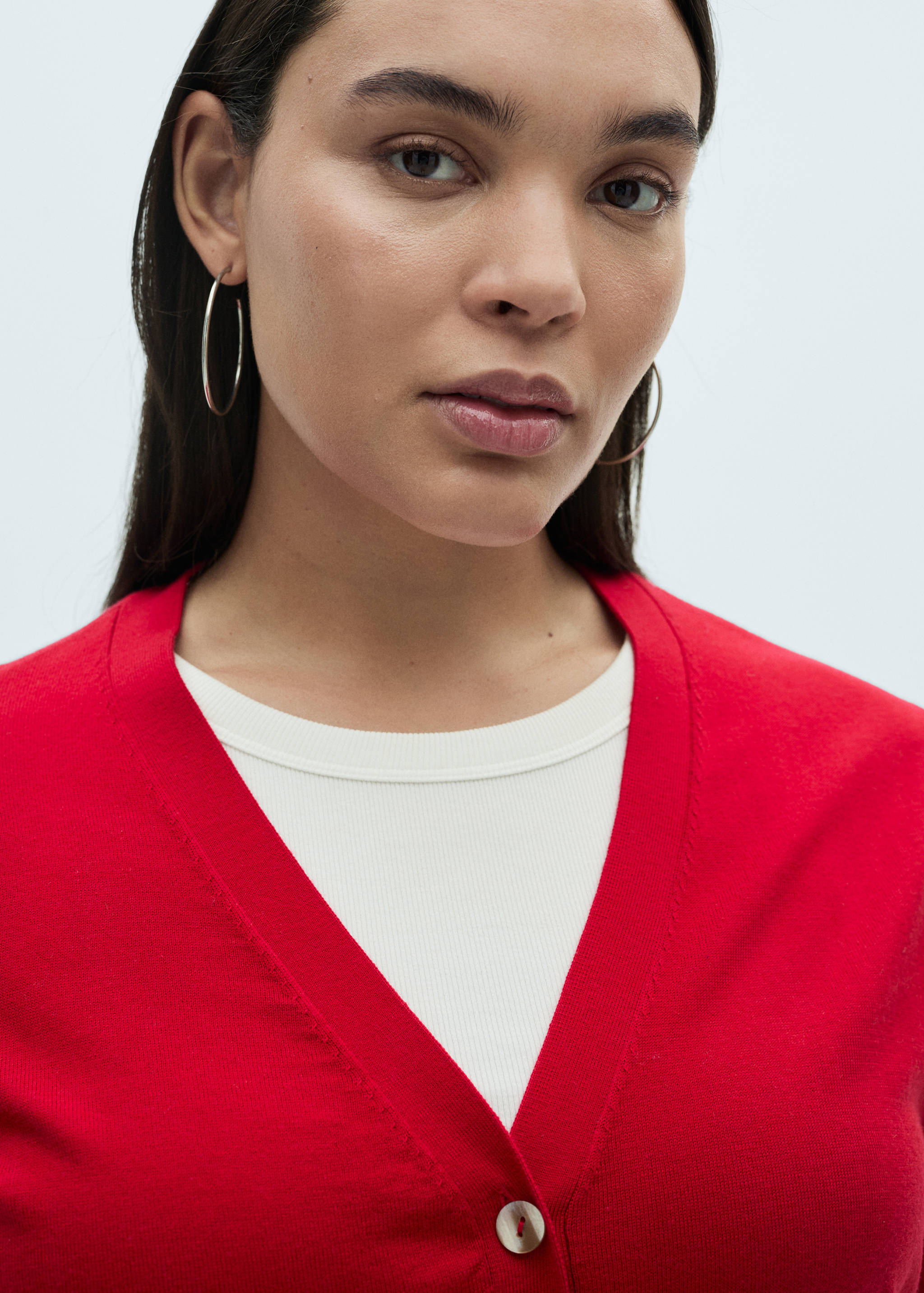 Mulberry silk-blend ribbed cardigan - Details of the article 4