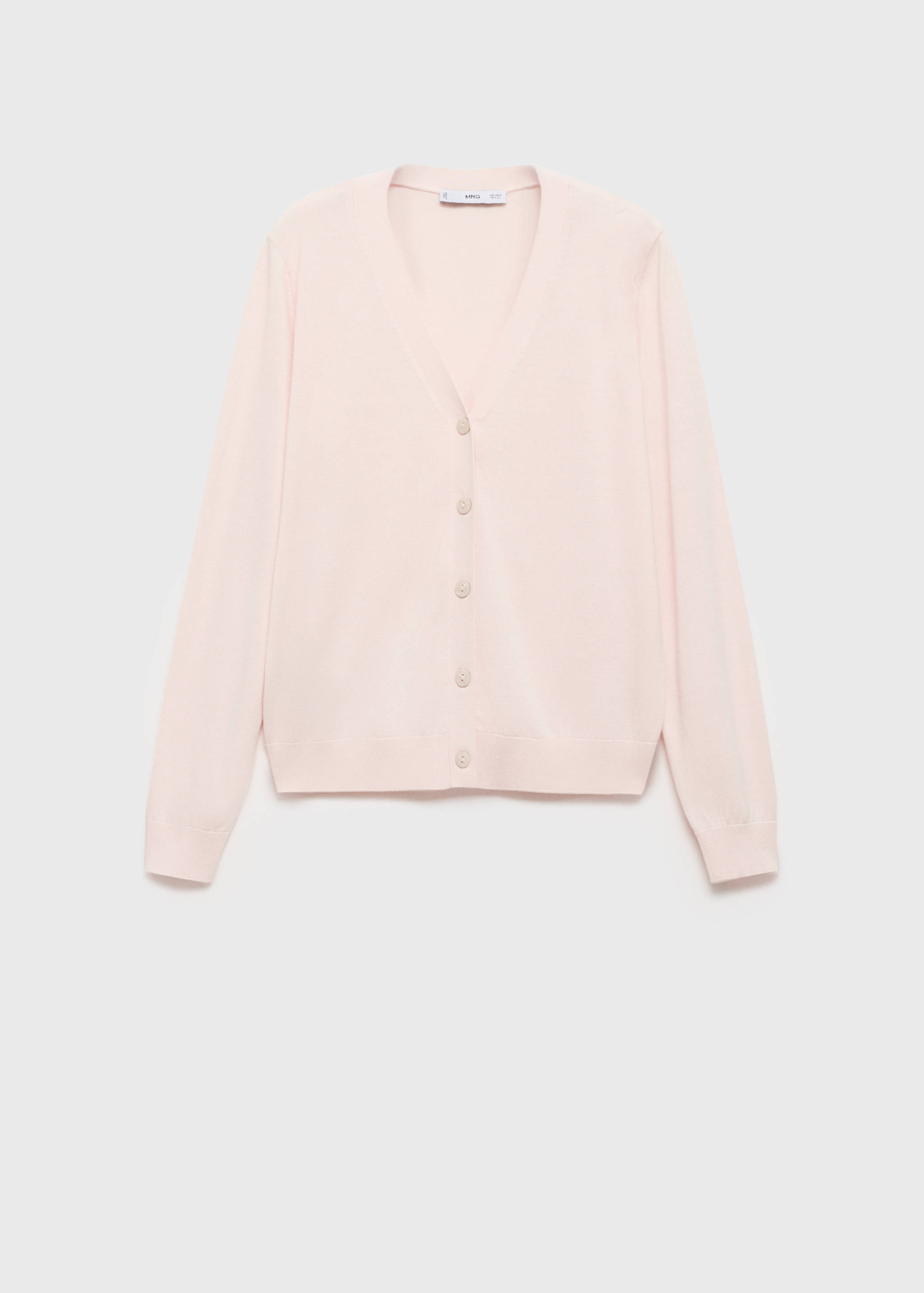 Mulberry silk-blend ribbed cardigan - Article without model