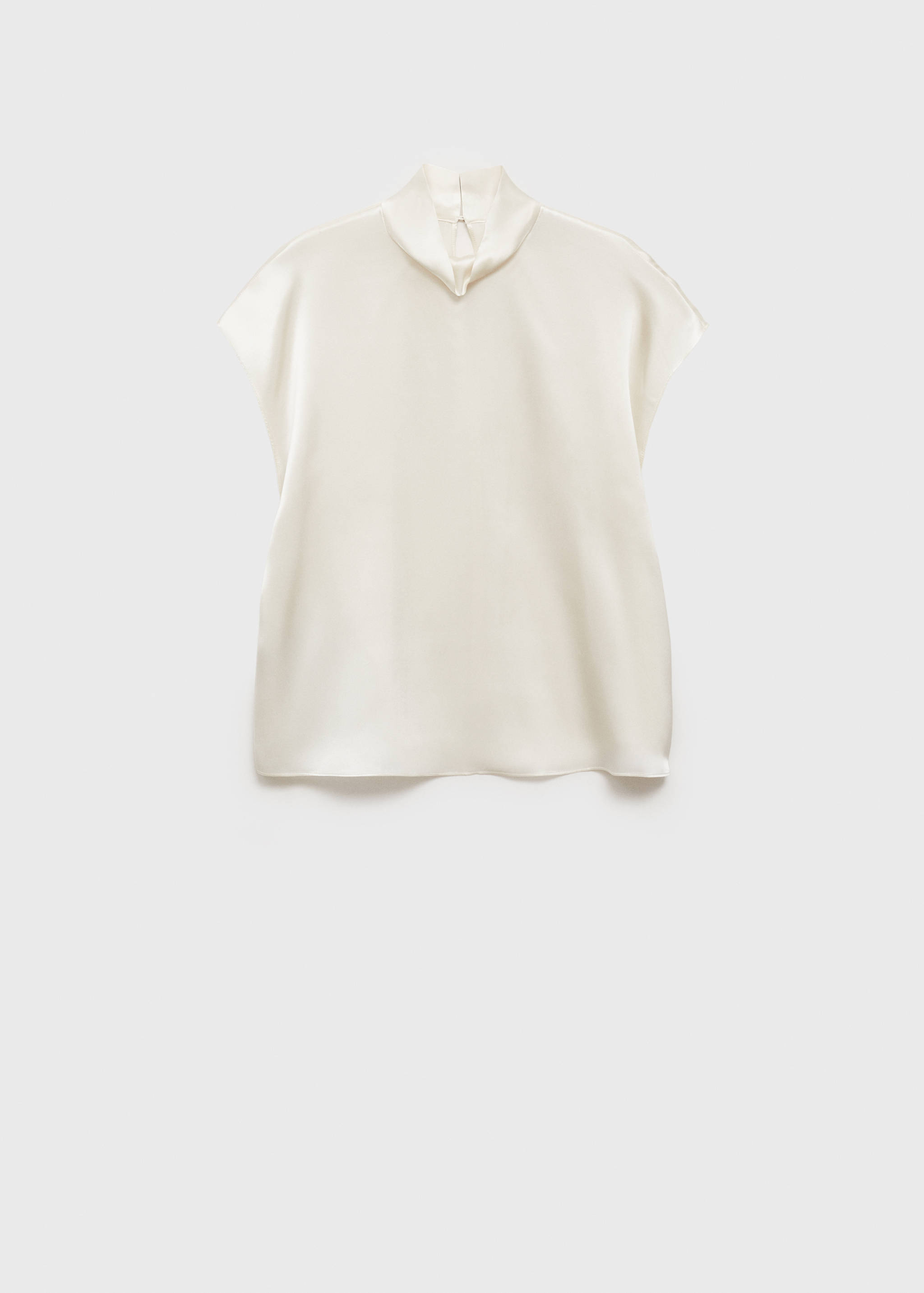 High neck silk blouse - Article without model