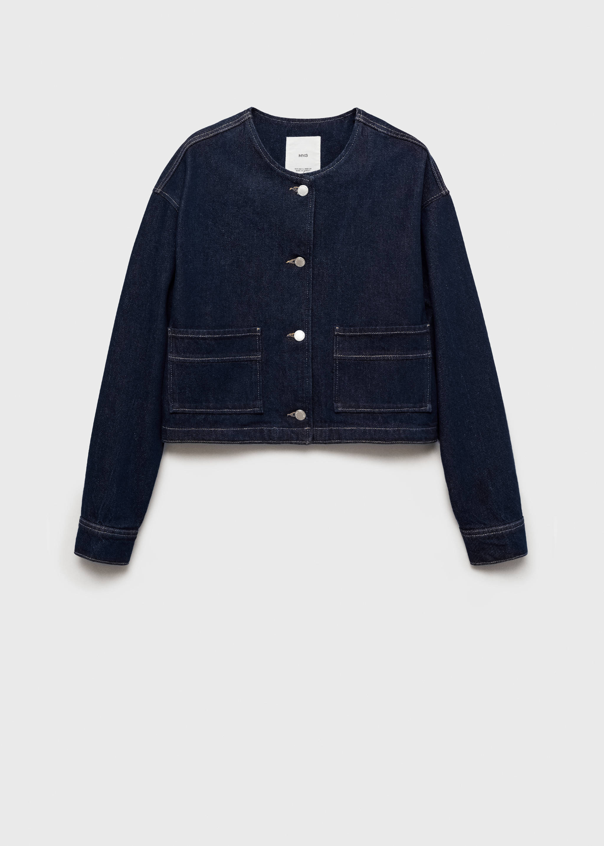 Rinse-wash denim jacket - Article without model