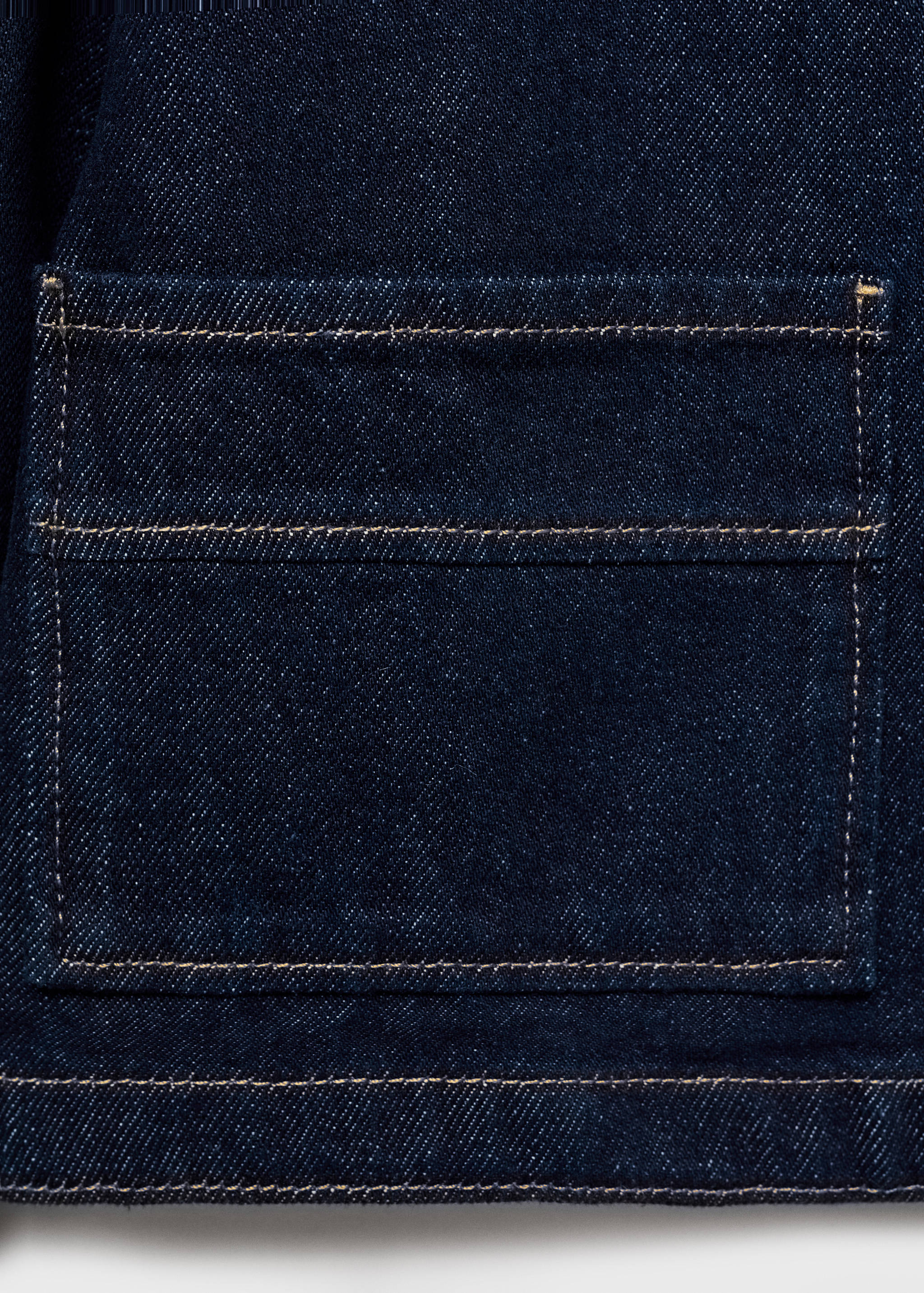 Rinse-wash denim jacket - Details of the article 0