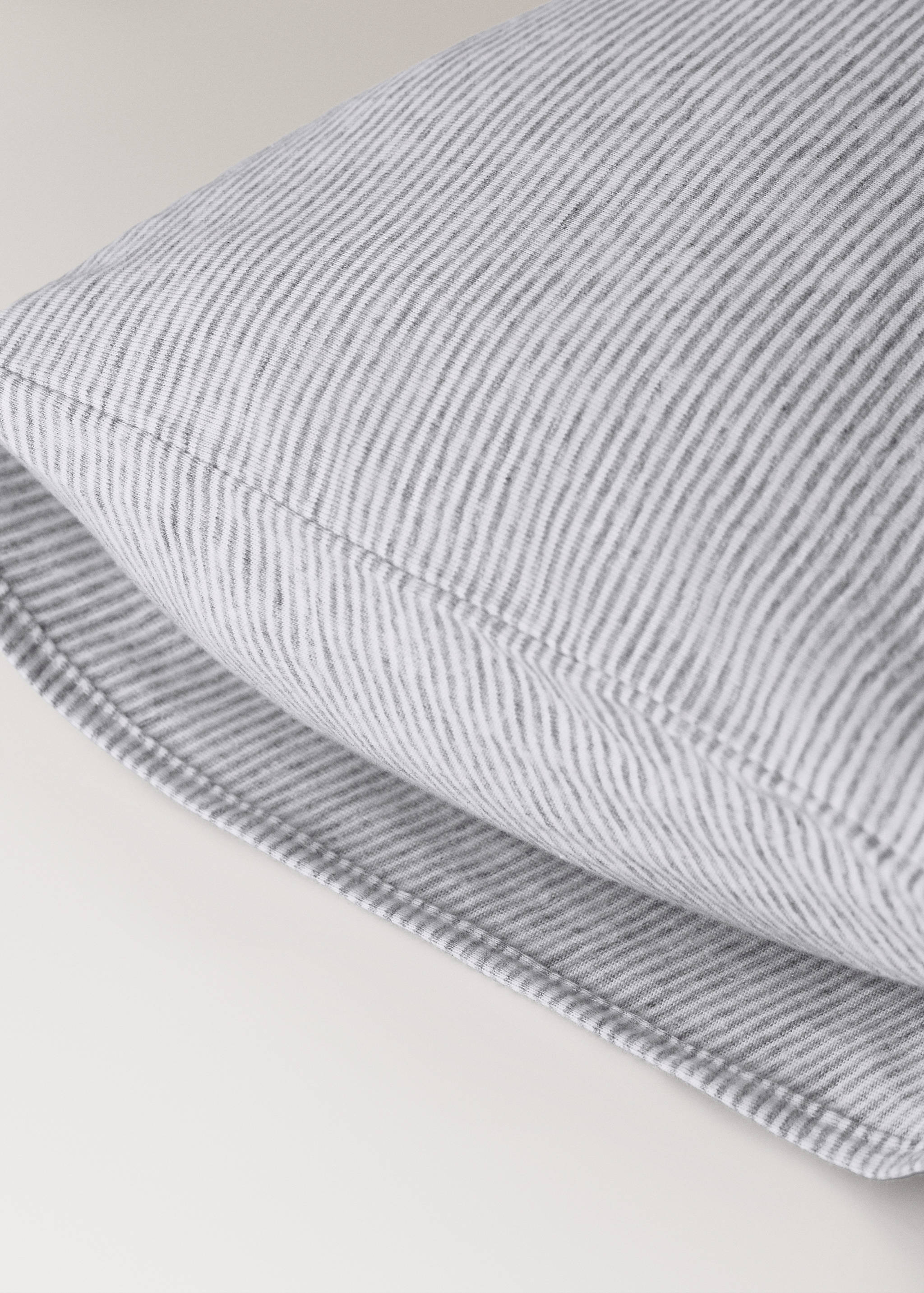 Cotton striped children’s pillowcase 30x50cm - Details of the article 1