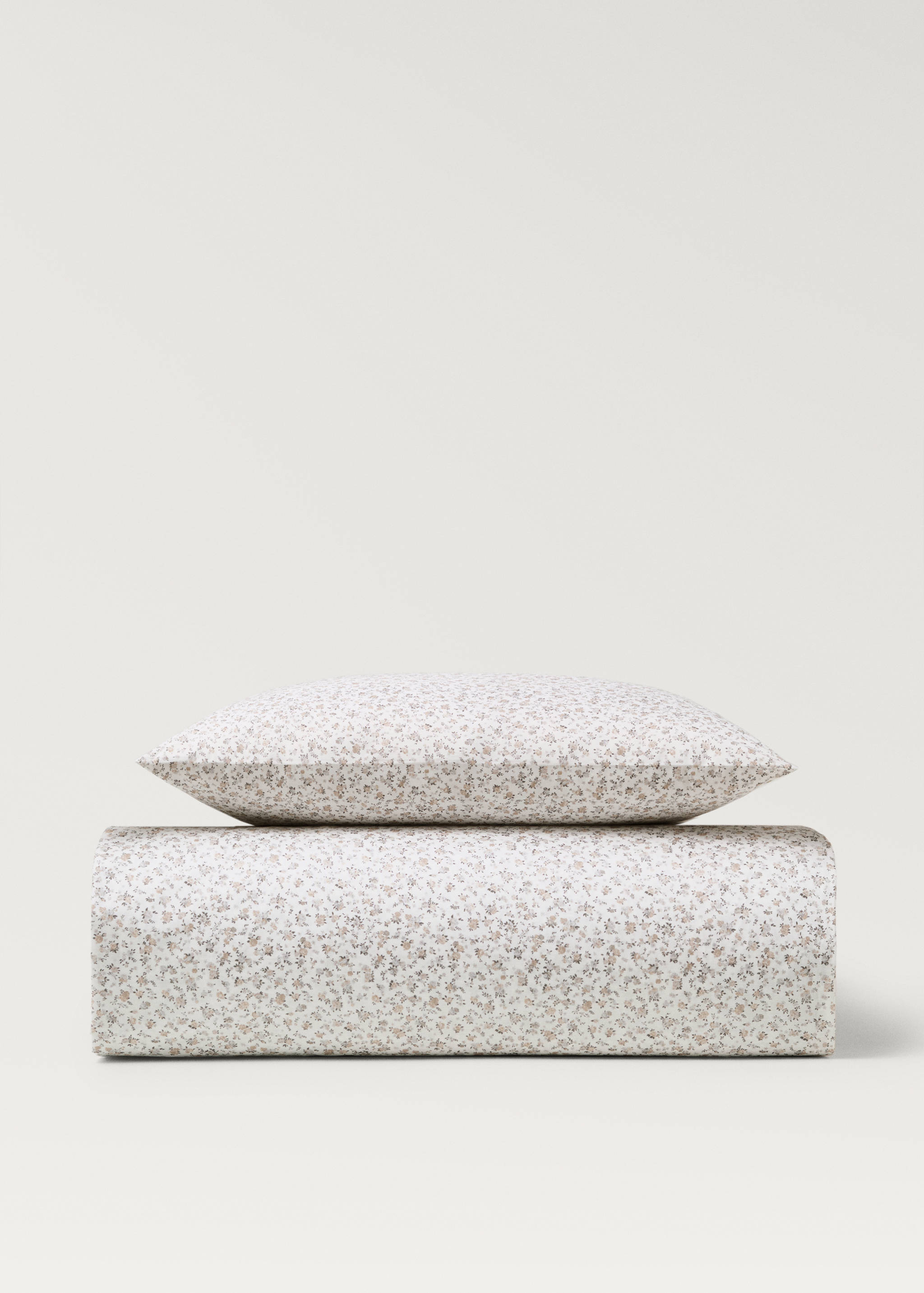 Cotton percale printed duvet cover for crib - Article without model