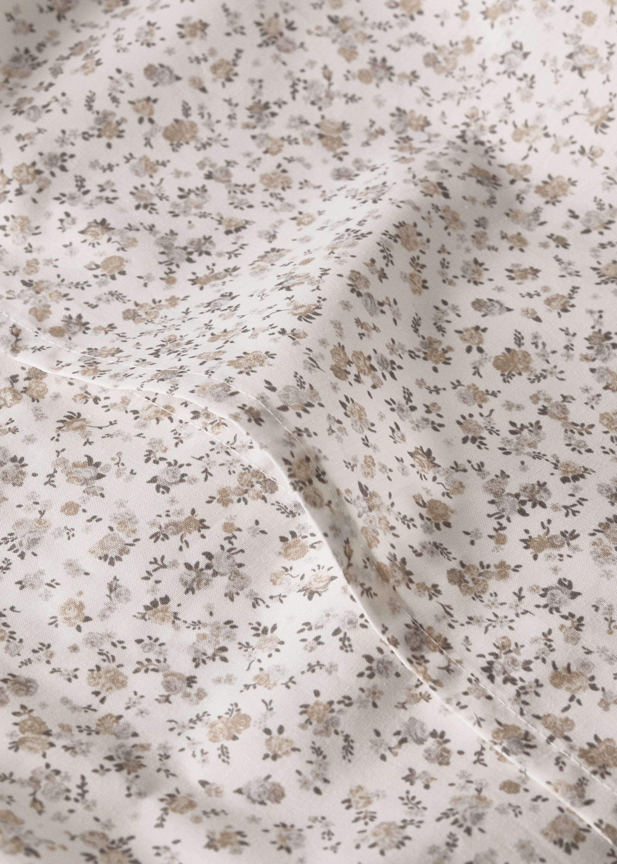 Cotton percale printed duvet cover for crib - Details of the article 1