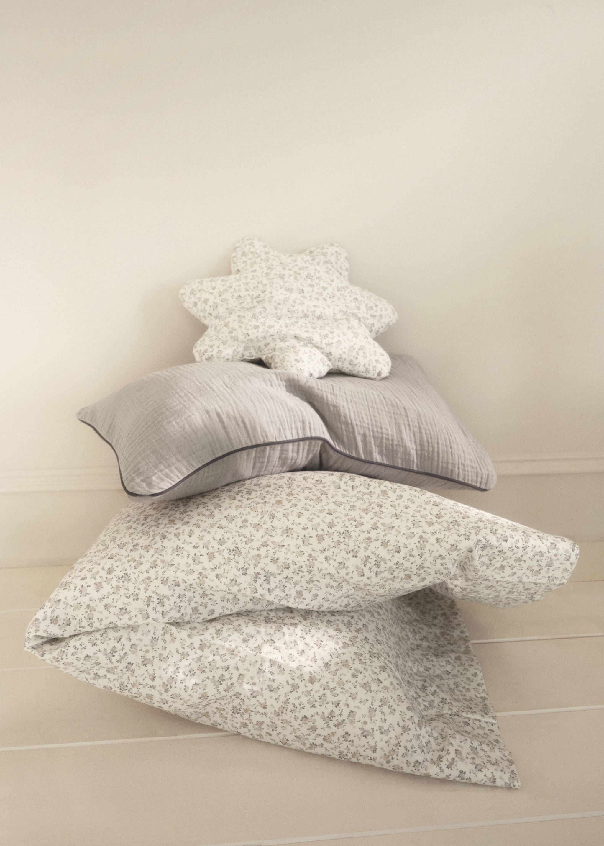 Cotton percale printed duvet cover for crib - Details of the article 6