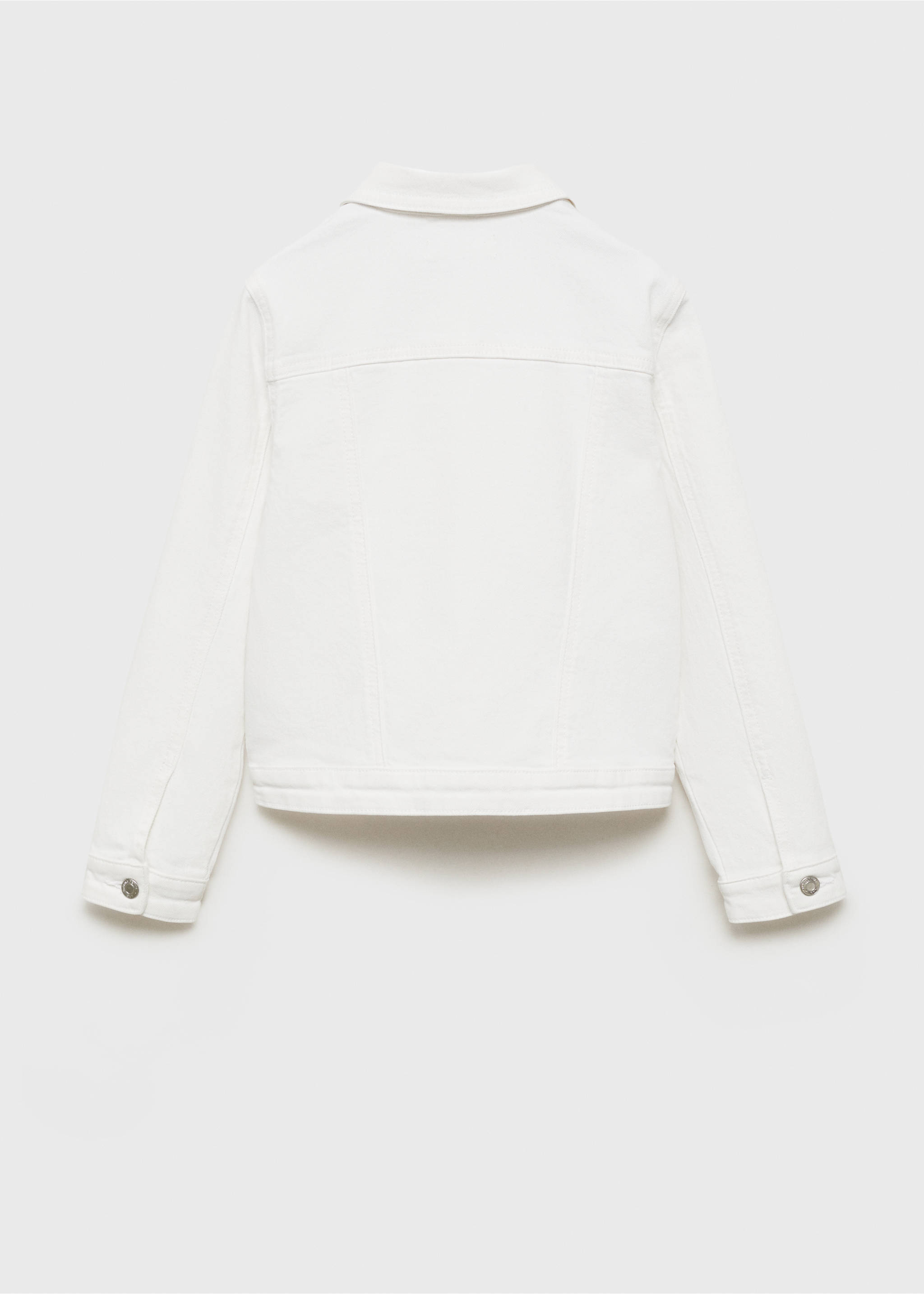 Denim jacket - Reverse of the article, White. Ref: 87074386-00.