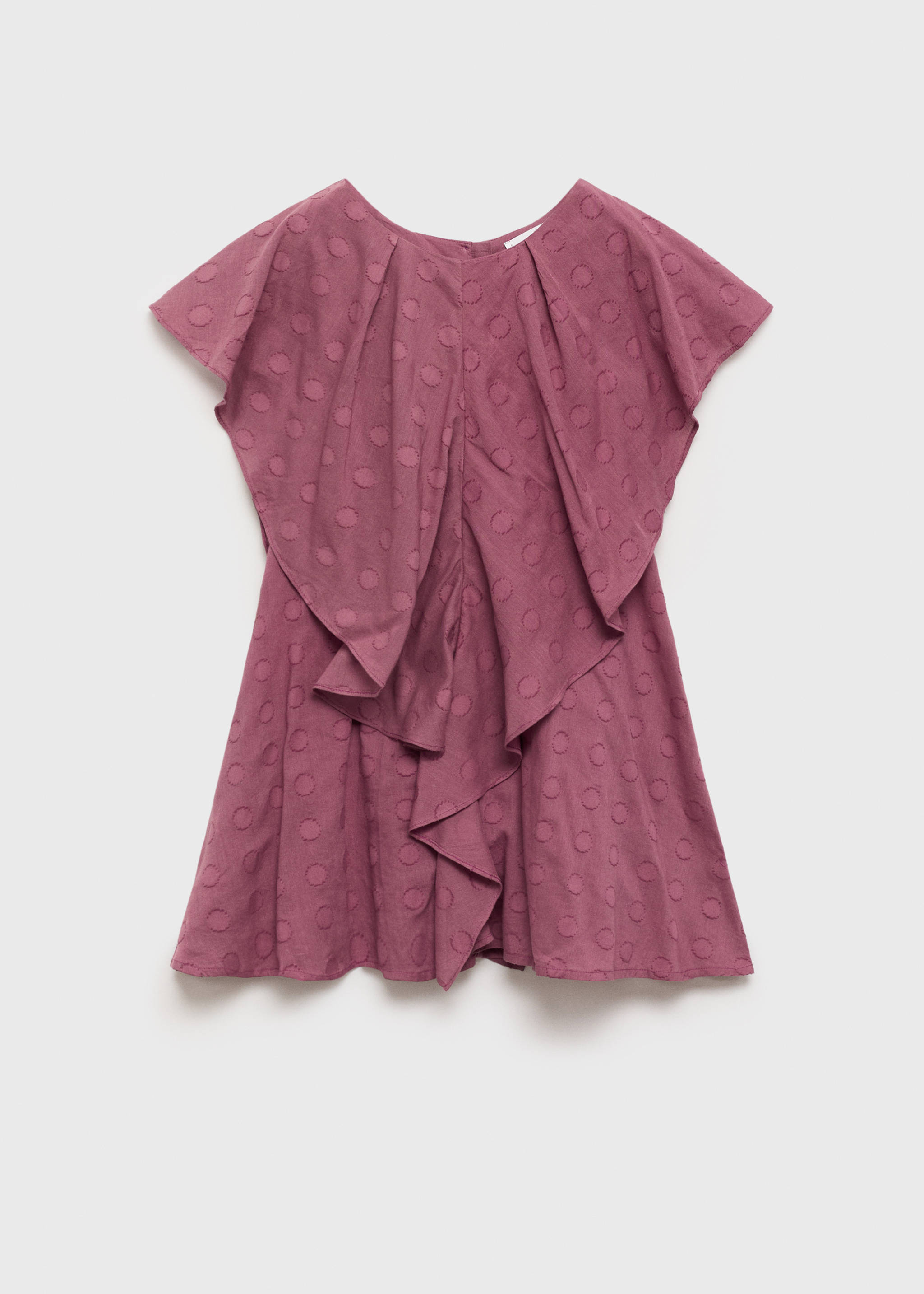Polka-dot dress with ruffles - Article without model