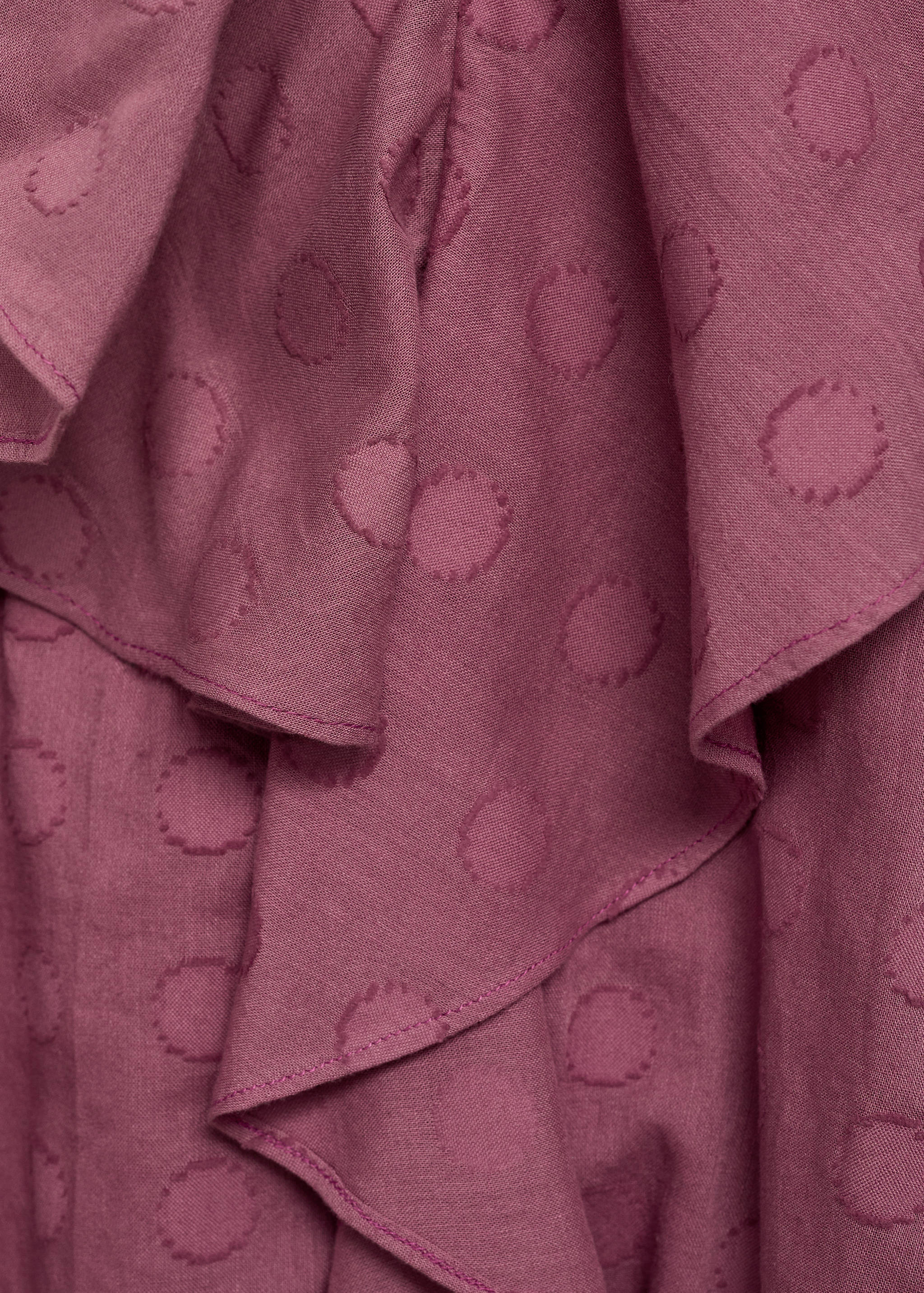 Polka-dot dress with ruffles - Details of the article 8