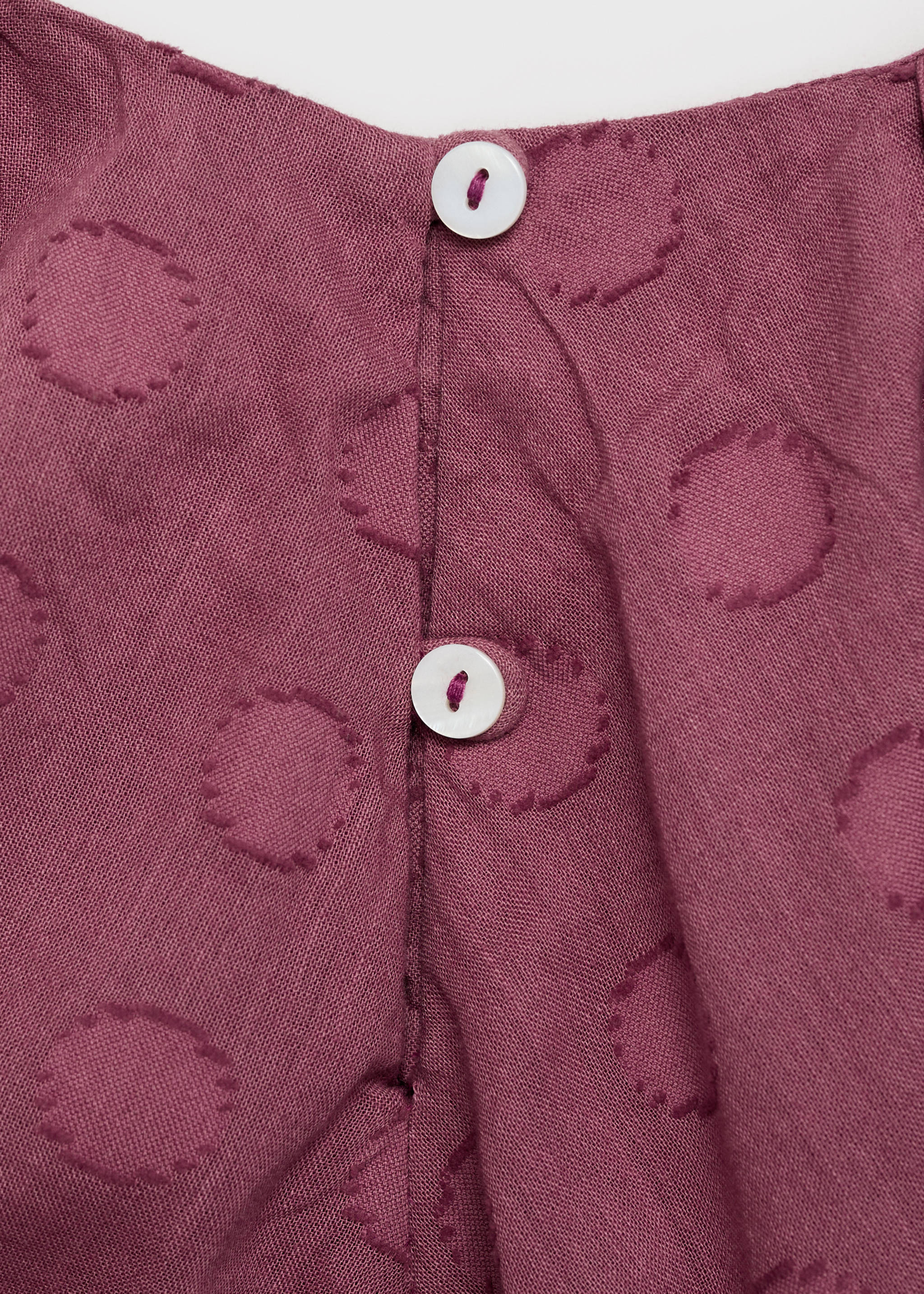 Polka-dot dress with ruffles - Details of the article 0