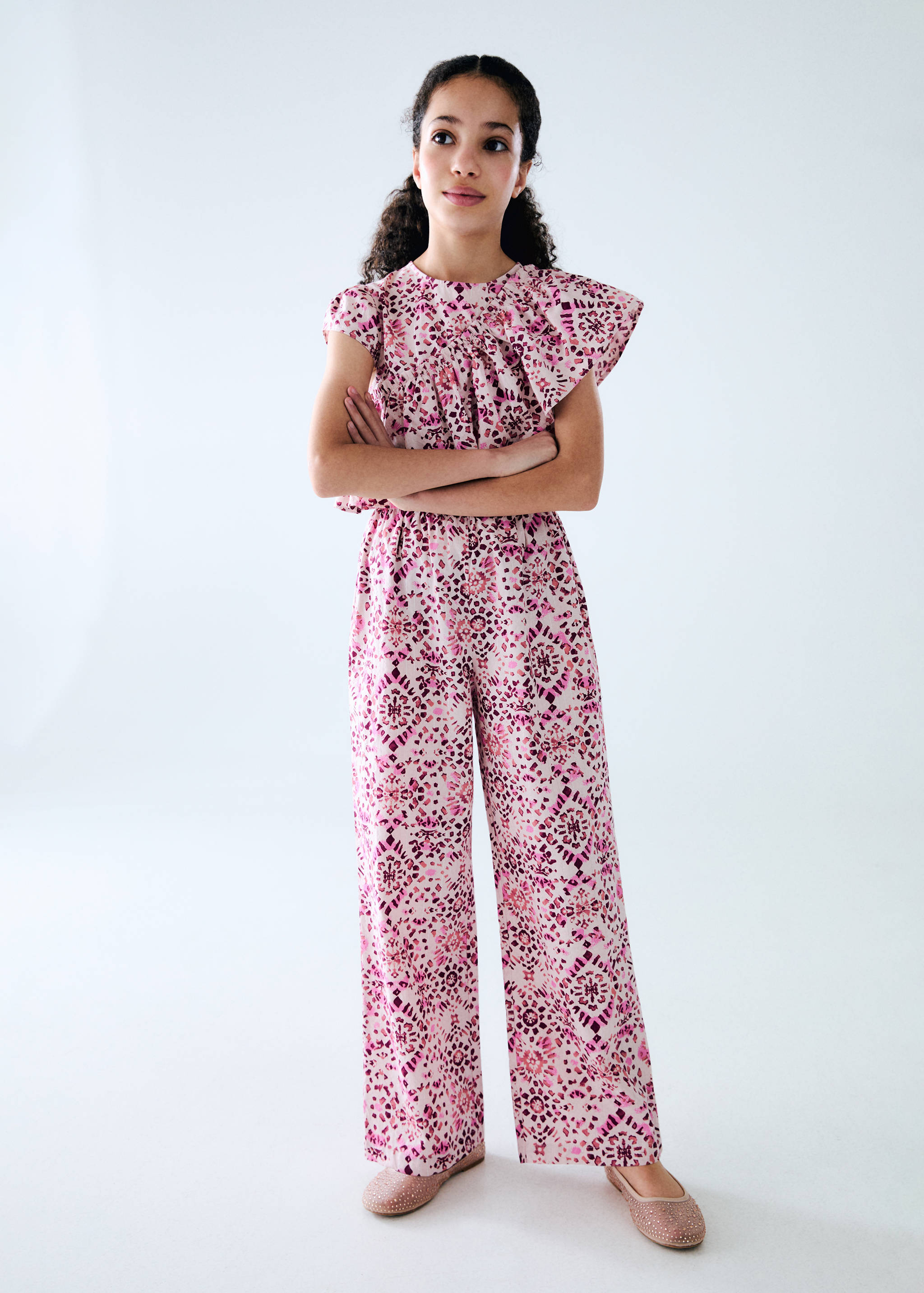 بدلة قطعة واحدة بكشكشة - تفاصيل المنتج 5