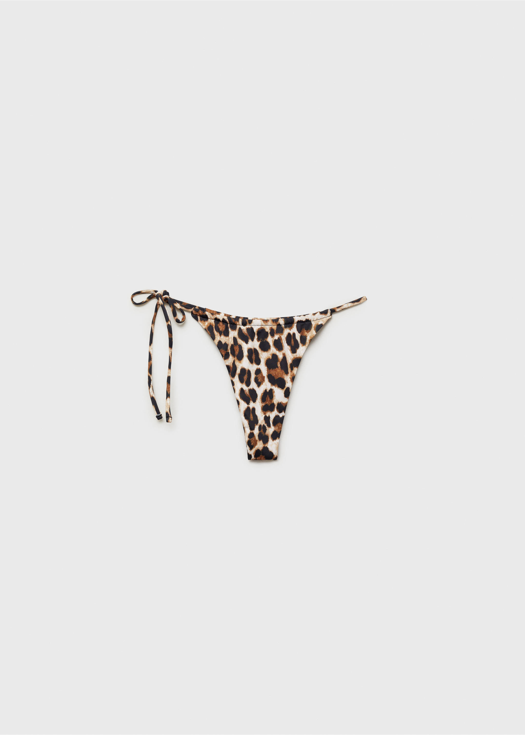 Animal print bikini bottom - Article without model, Brown. Ref: 87074392-00.