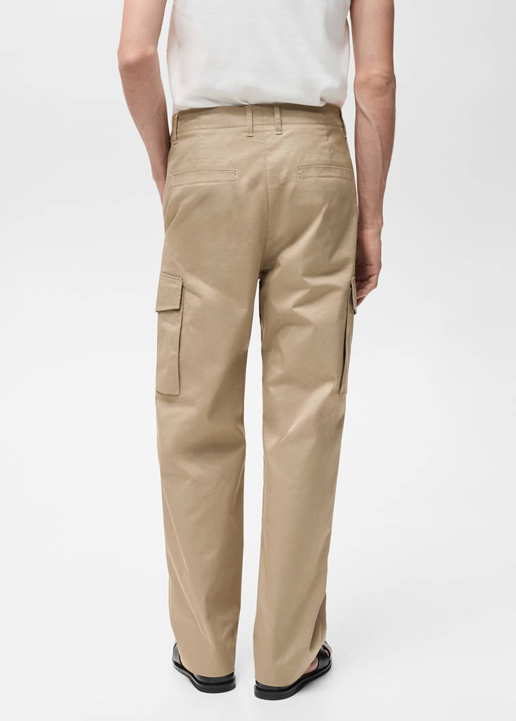 Relaxed-fit cargo trousers — Medium Brown