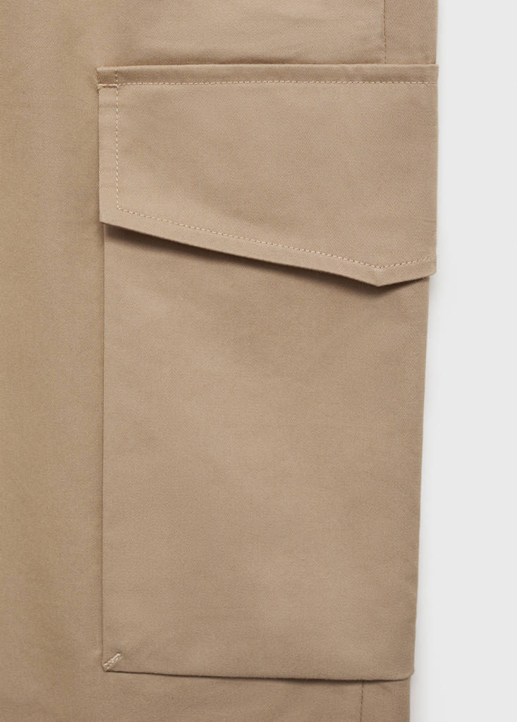 Relaxed-fit cargo trousers — Medium Brown