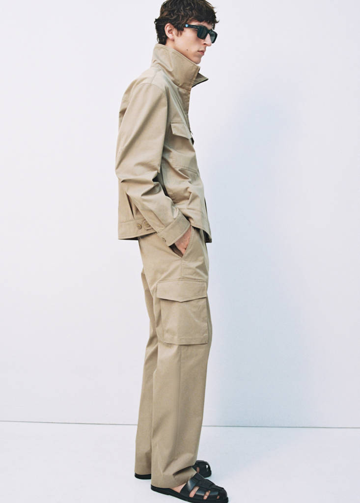 Relaxed-fit cargo trousers — Medium Brown