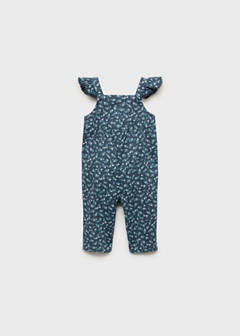 Ruffled printed dungarees — Dark Navy 3