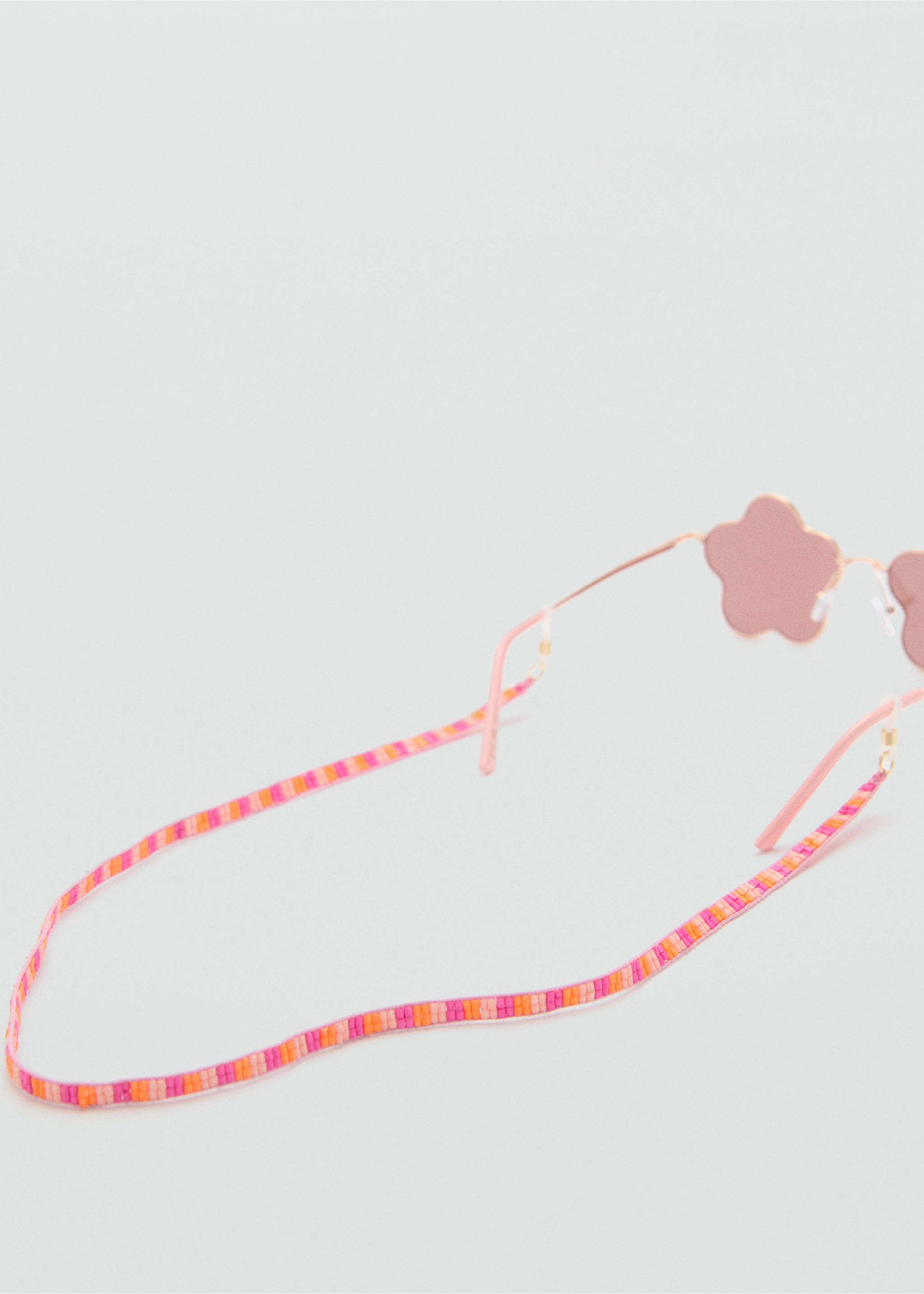 Glasses cord - Details of the article 1, Pink. Ref: 87074402-00.