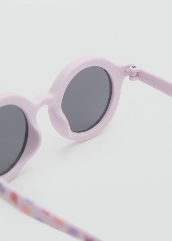 Resin frame glasses — Lilac