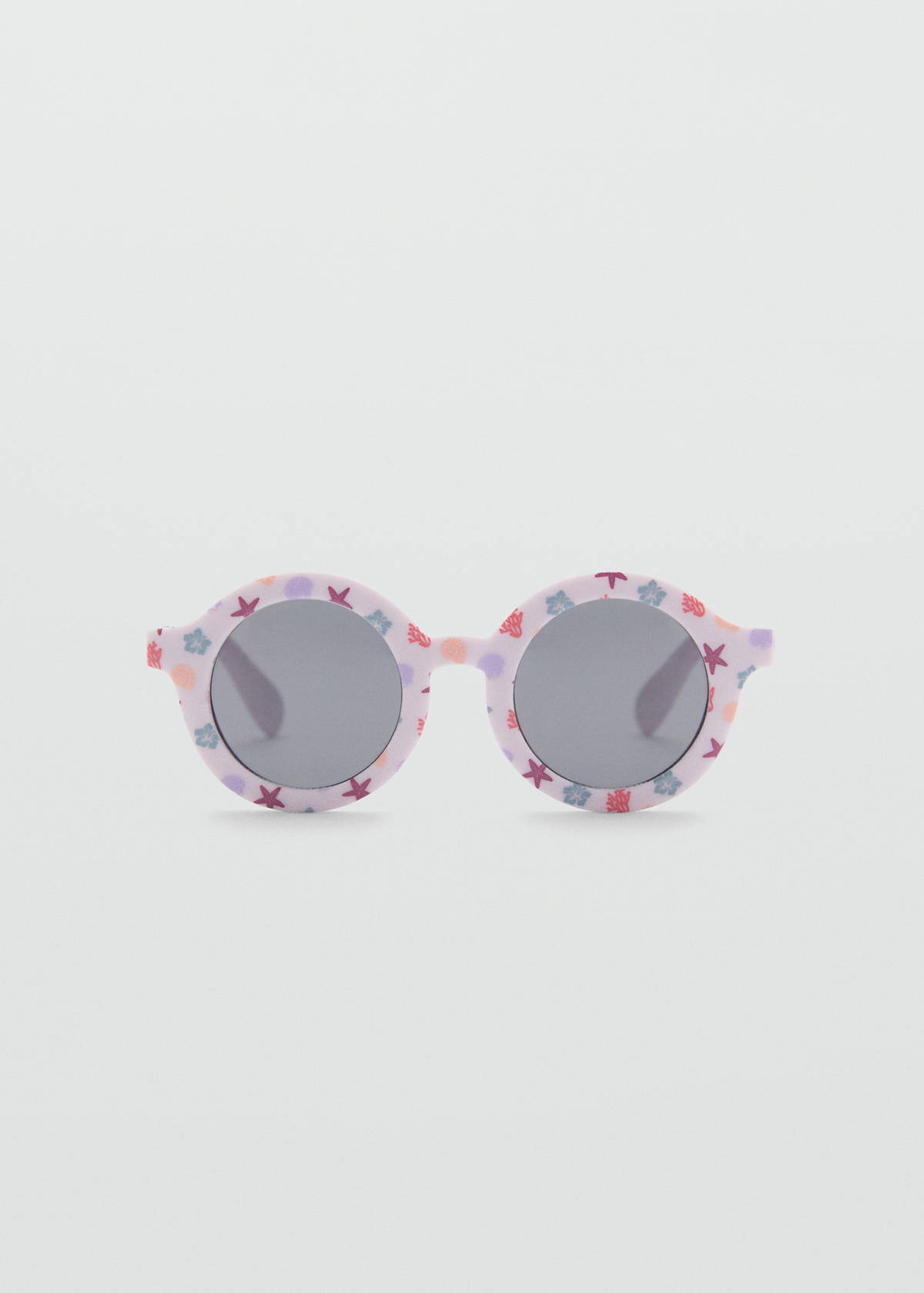 Resin frame glasses — Lilac