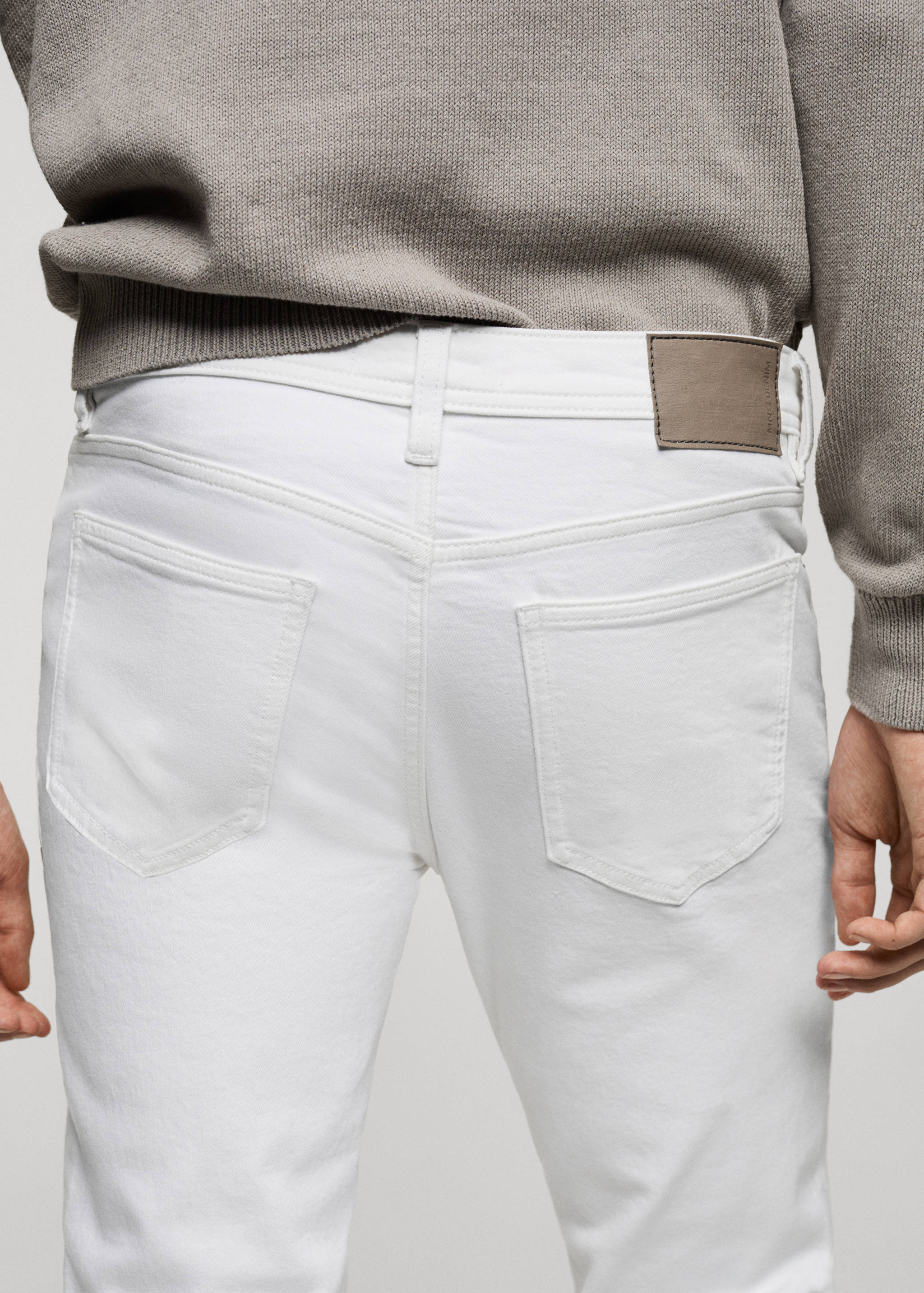 Jean Jan slim fit blanc - Détail de l'article 3