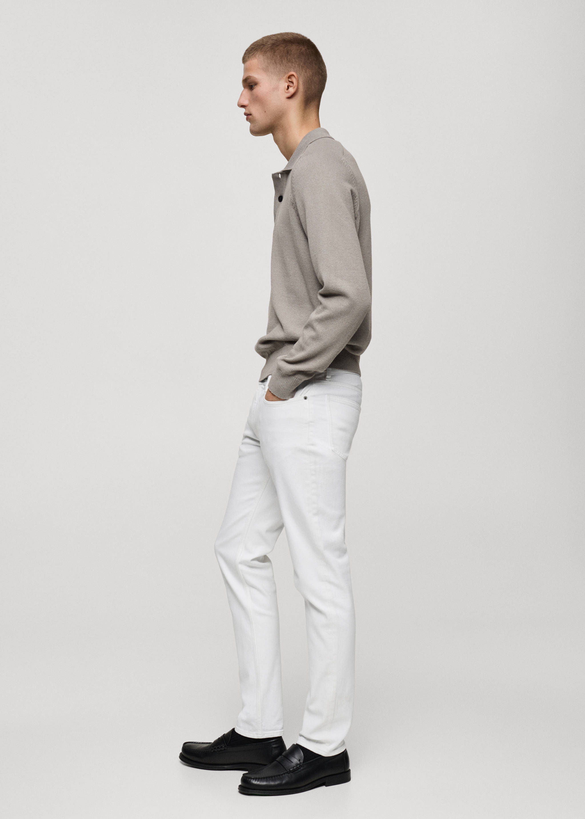 Jean Jan slim fit blanc - Détail de l'article 2