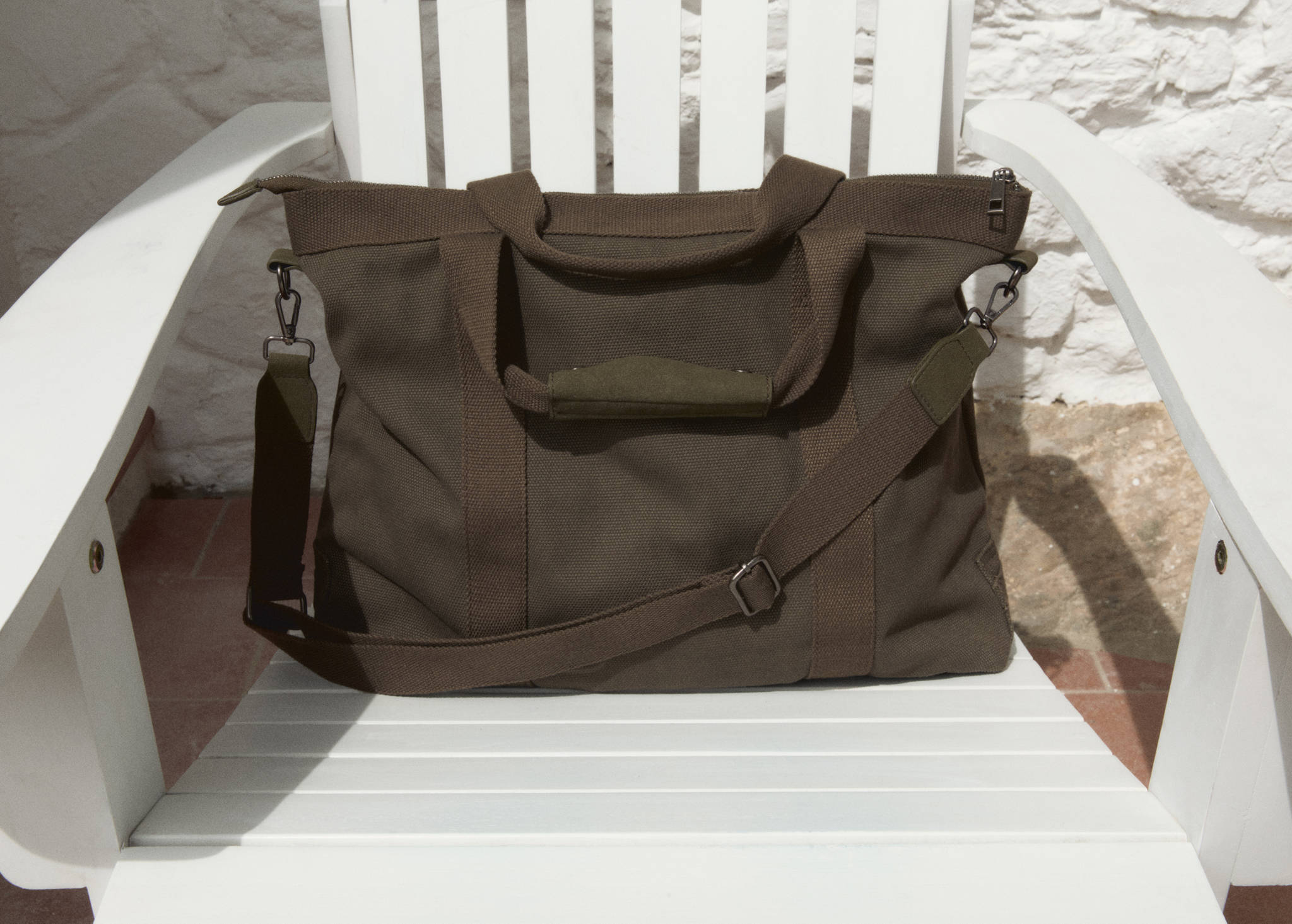 Travel tote bag - Panoramic plane