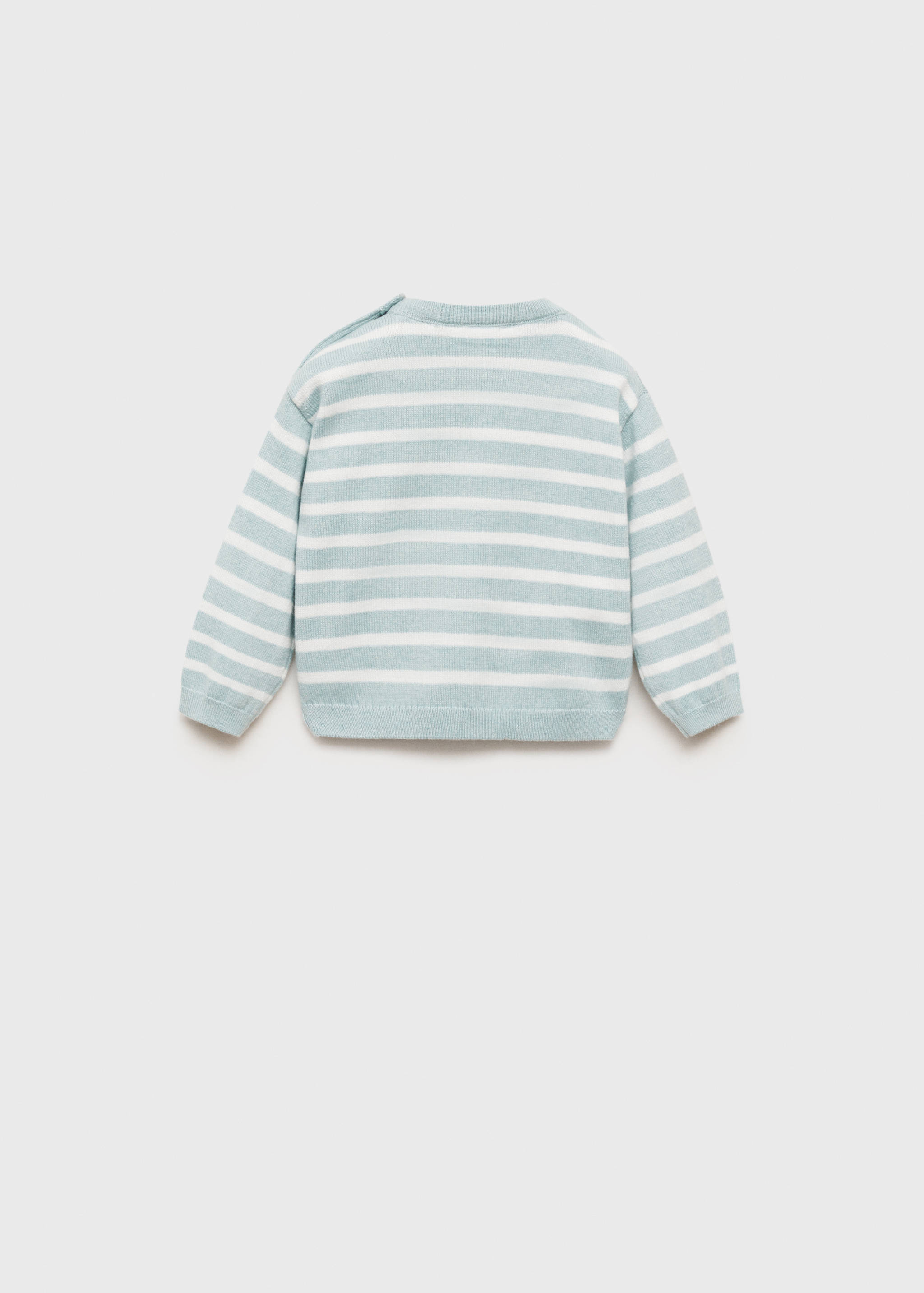 Knit striped sweater - Reverse of the article