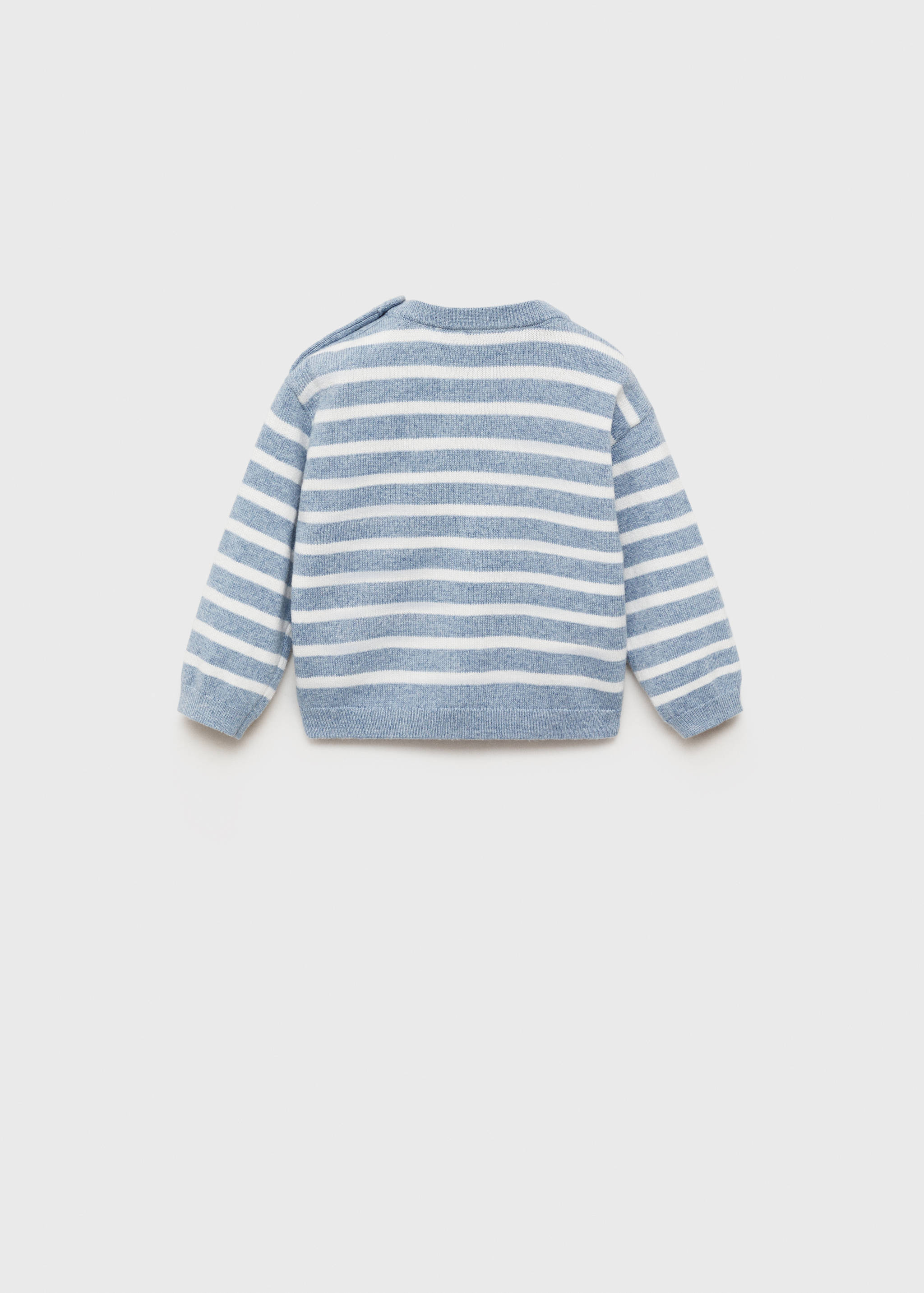 Knit striped sweater - Reverse of the article
