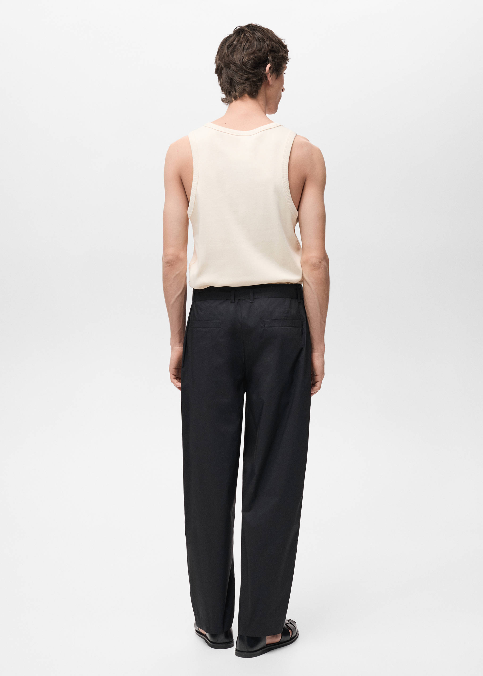 Майка 100% хлопок с пуговицами - Обратная сторона изделия